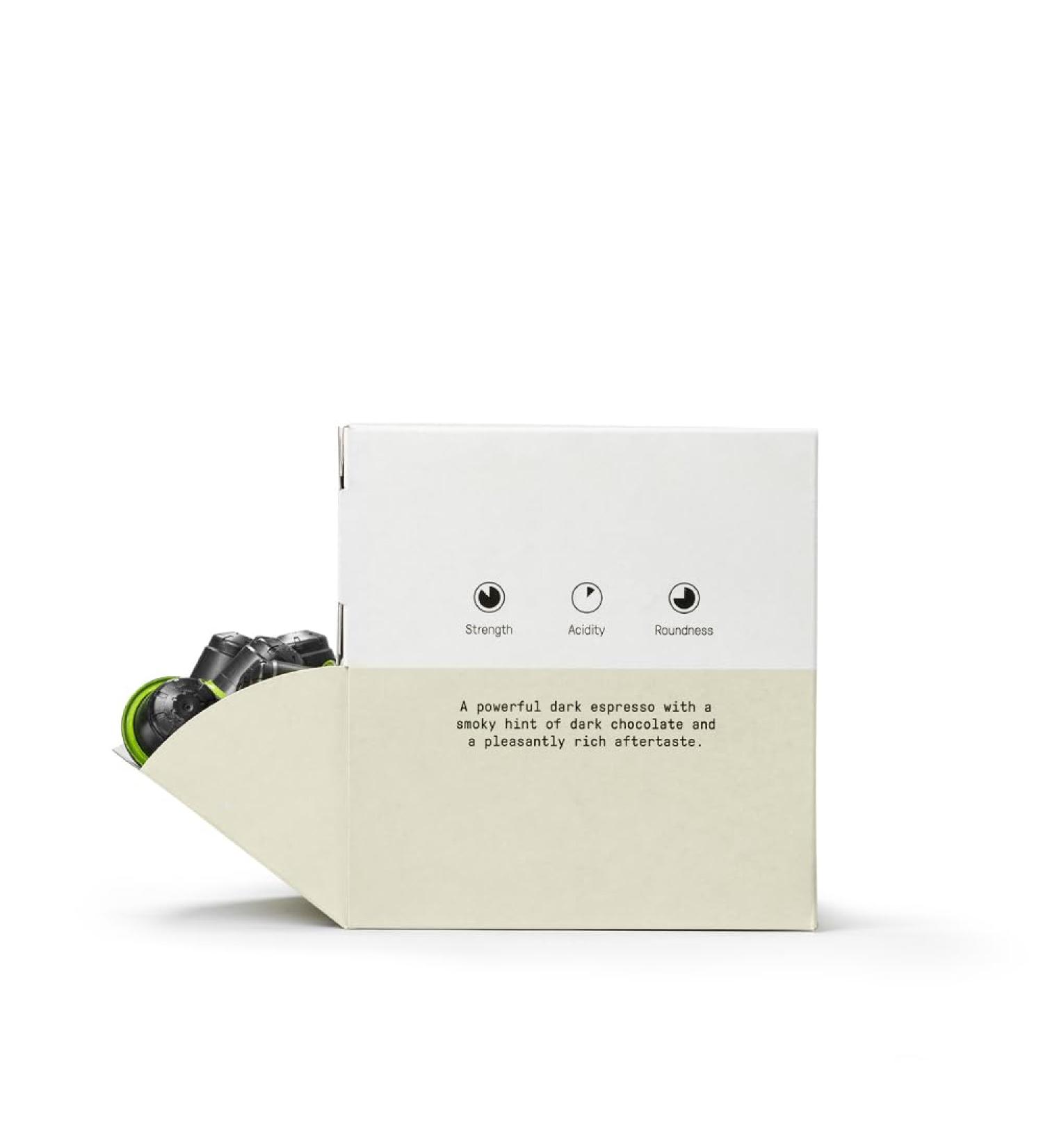 Sj strand N1 Espresso | Organic Coffee Capsules Nespresso Compatible 100 Capsules | 100% Compostable 0% Aluminum Fairtrade Eco-Friendly Sustainable Mild Crema / Lungo / Espresso - Buy Online on GoSupps.com