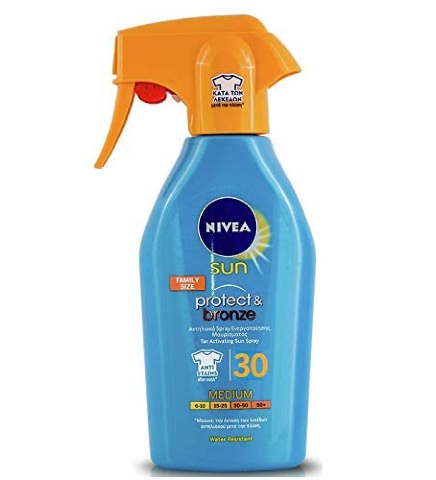 Nivea Sun Protect & Bronze Trigger Sun Spray SPF 30 High 300ml