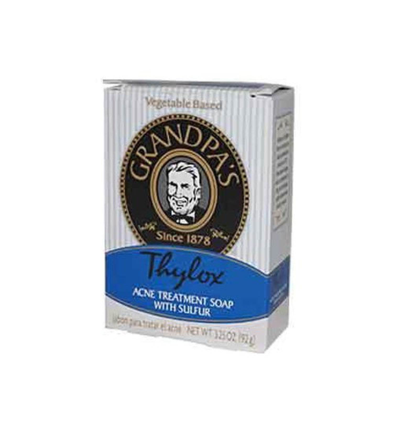 Pack of 3 Thylox acne treatment soaps with sulfur - 92 g