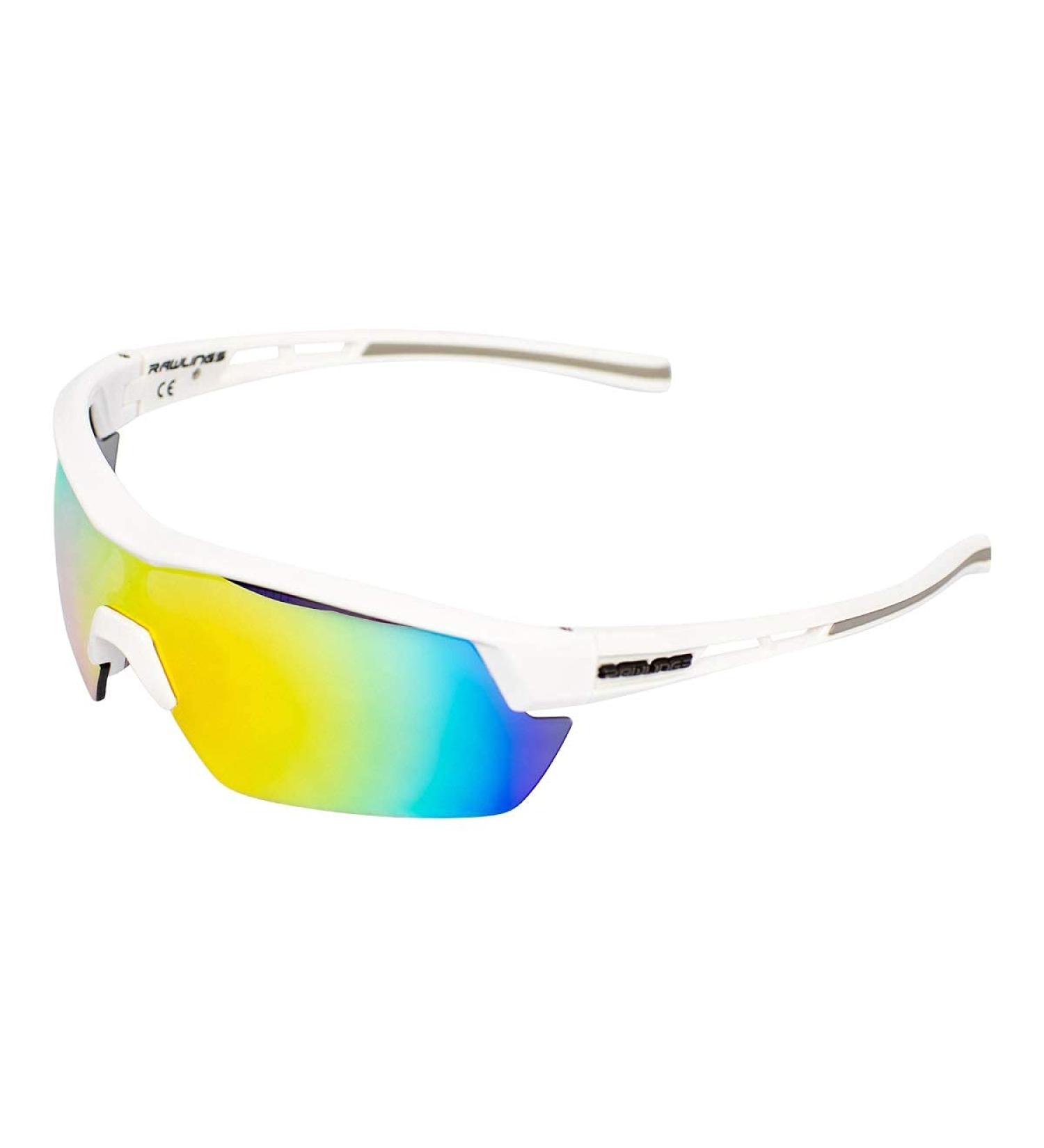 Rawlings RY134 Youth Baseball Shielded Sunglasses Lightweight Sports Youth Sport White/Orange - Buy Online on GoSupps.com