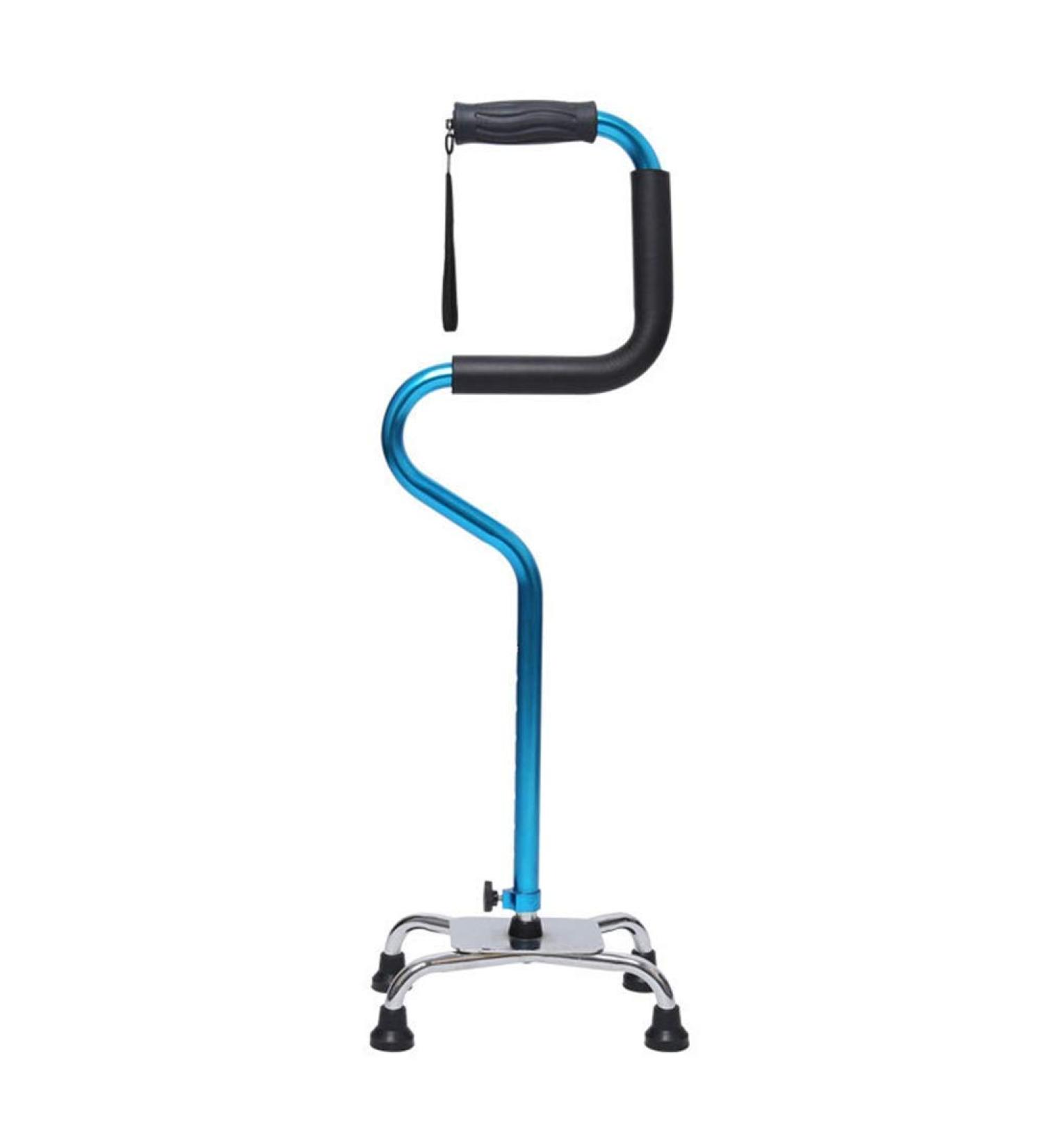 Old Man Walking Cane Four Feet Multi-Function Turning Non-Slip Elderly Crutches Lightweight Folding Adjustable Aid Family Elegant - Buy Online on GoSupps.com