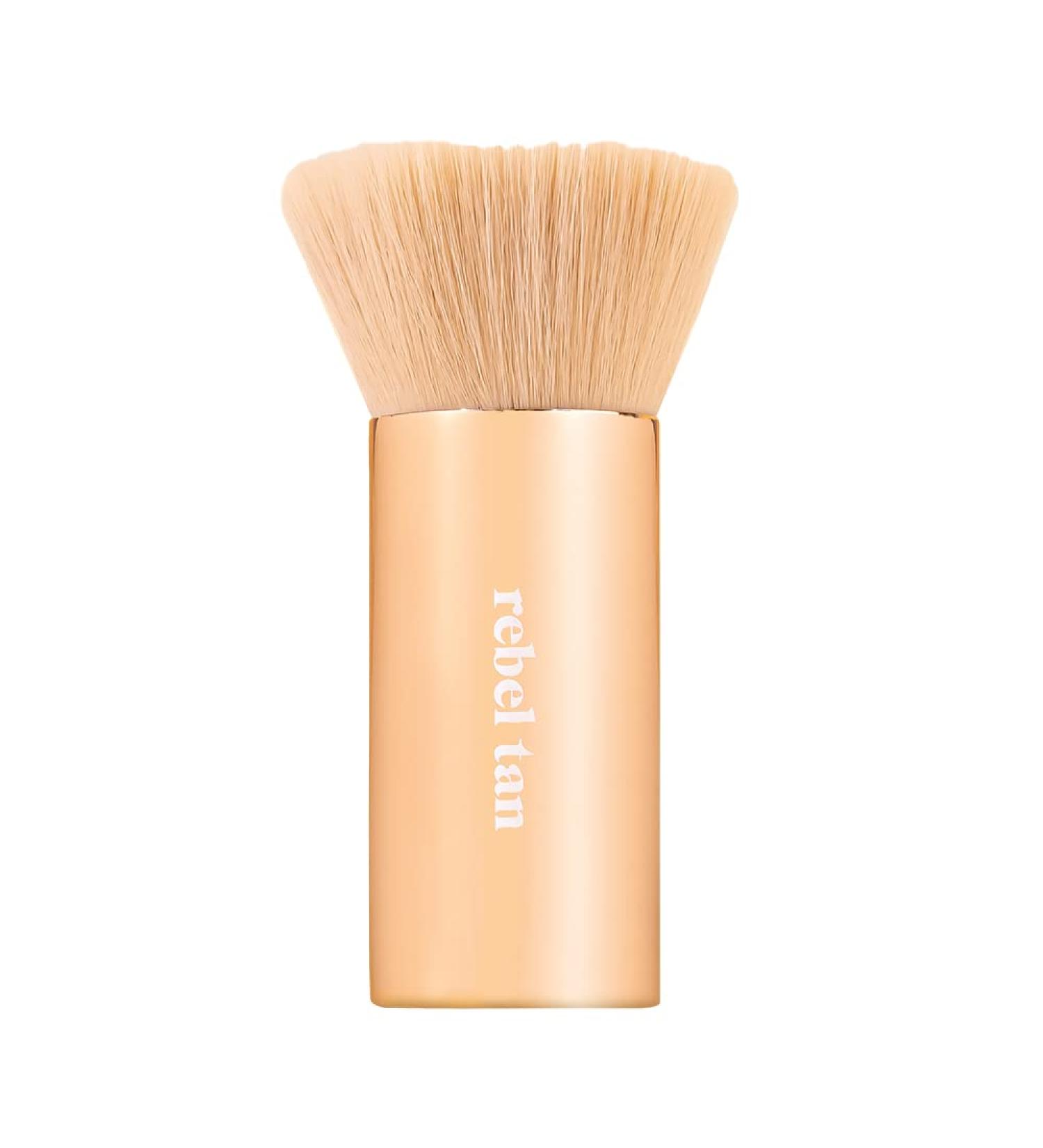 Rebel Tan Vegan Kabuki Brush | Designed to ensure a flawless application to those tricky areas such as hands feet and face - Buy Online on GoSupps.com