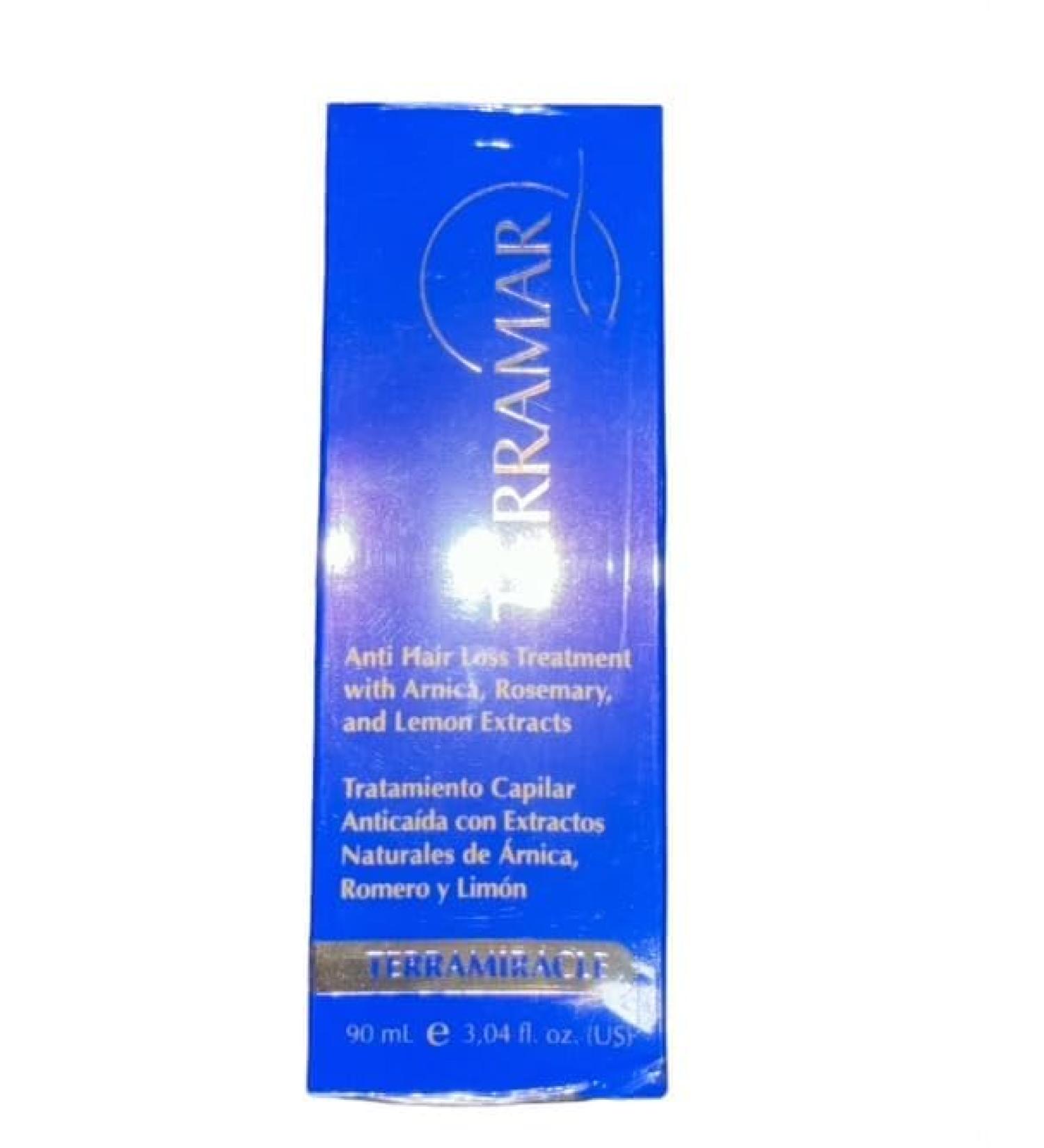 Buy Terramar Terramiracle Anti Hair Loss Treatment with Rosemary & Lemon Extracts - 90ml (3.04 fl oz) - Effective Hair Regrowth Solution - International Shipping Available - Buy Online on GoSupps.com
