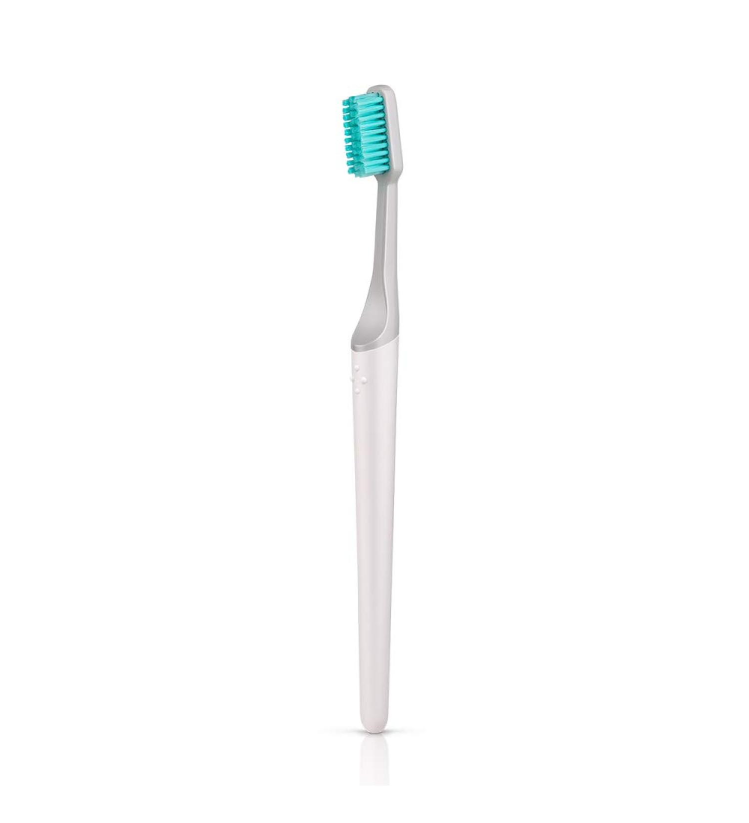 Buy TIO Medium Toothbrush (Pebbles) - Eco-Friendly Oral Care | International Shipping Available - Buy Online on GoSupps.com