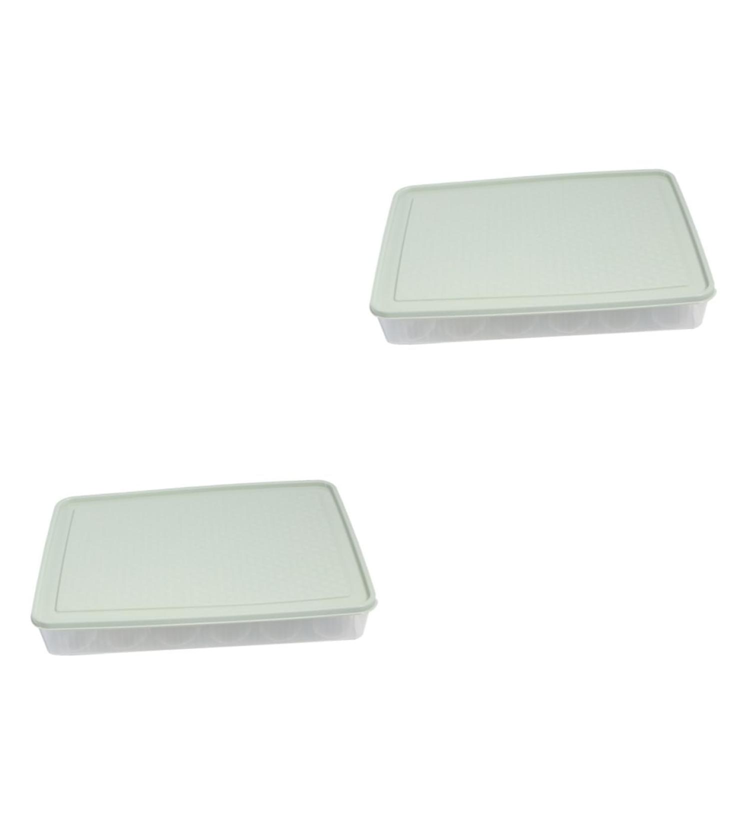 OSALADI 24 Egg Tray 2 Pcs 24 Egg Container Egg Rack for Refrigerator Egg Tray Egg Holder Eggs Superimposed re-usable - Buy Online on GoSupps.com