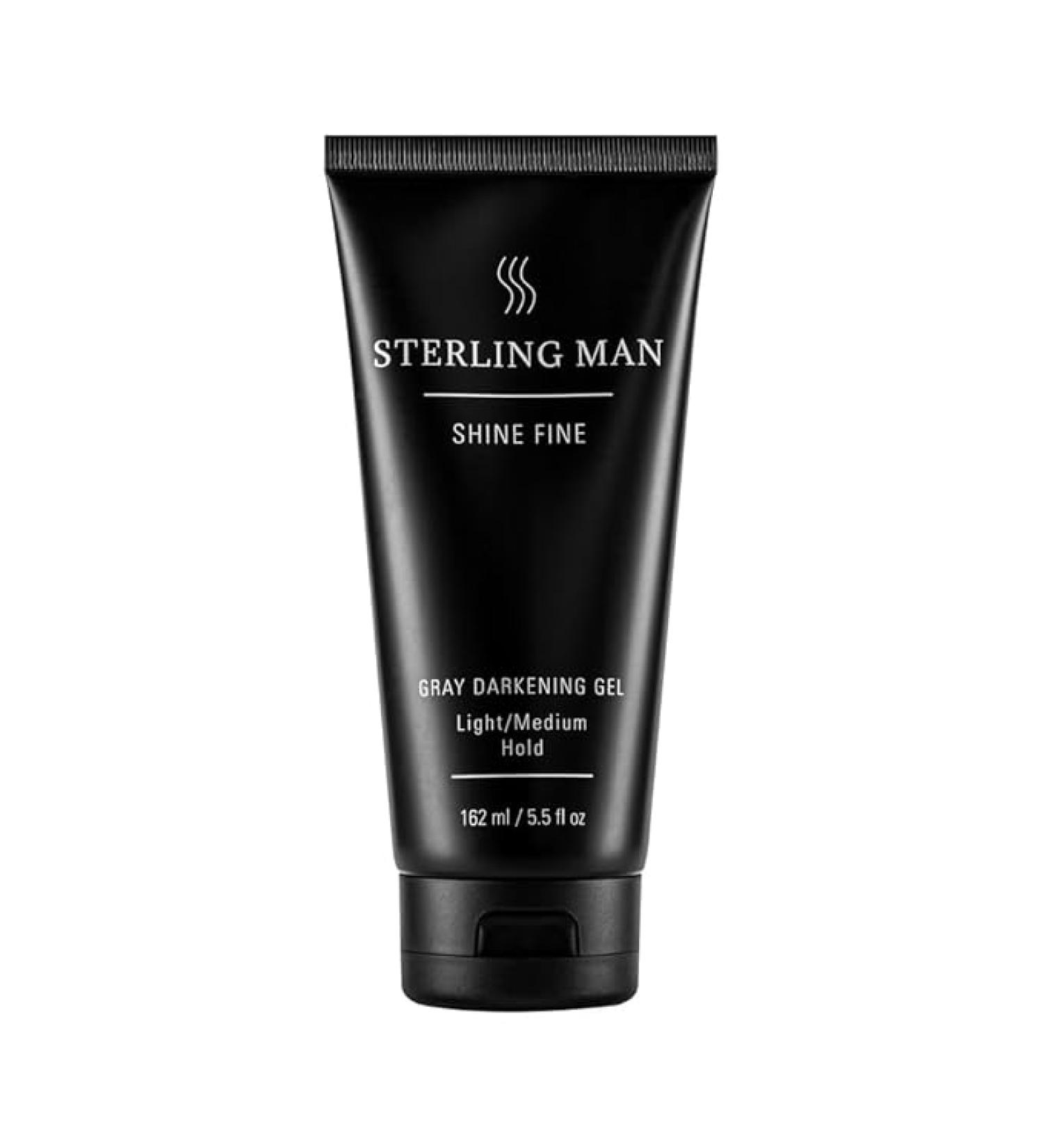 A Temporary Gray Darkening Hair Gel for Men | No Hair Dye Product | Medium Hold | Formulated tint for Salt and Pepper Hair | No Stain or Bleeding | For All Hair Types | 5.5 Fl. oz - Buy Online on GoSupps.com