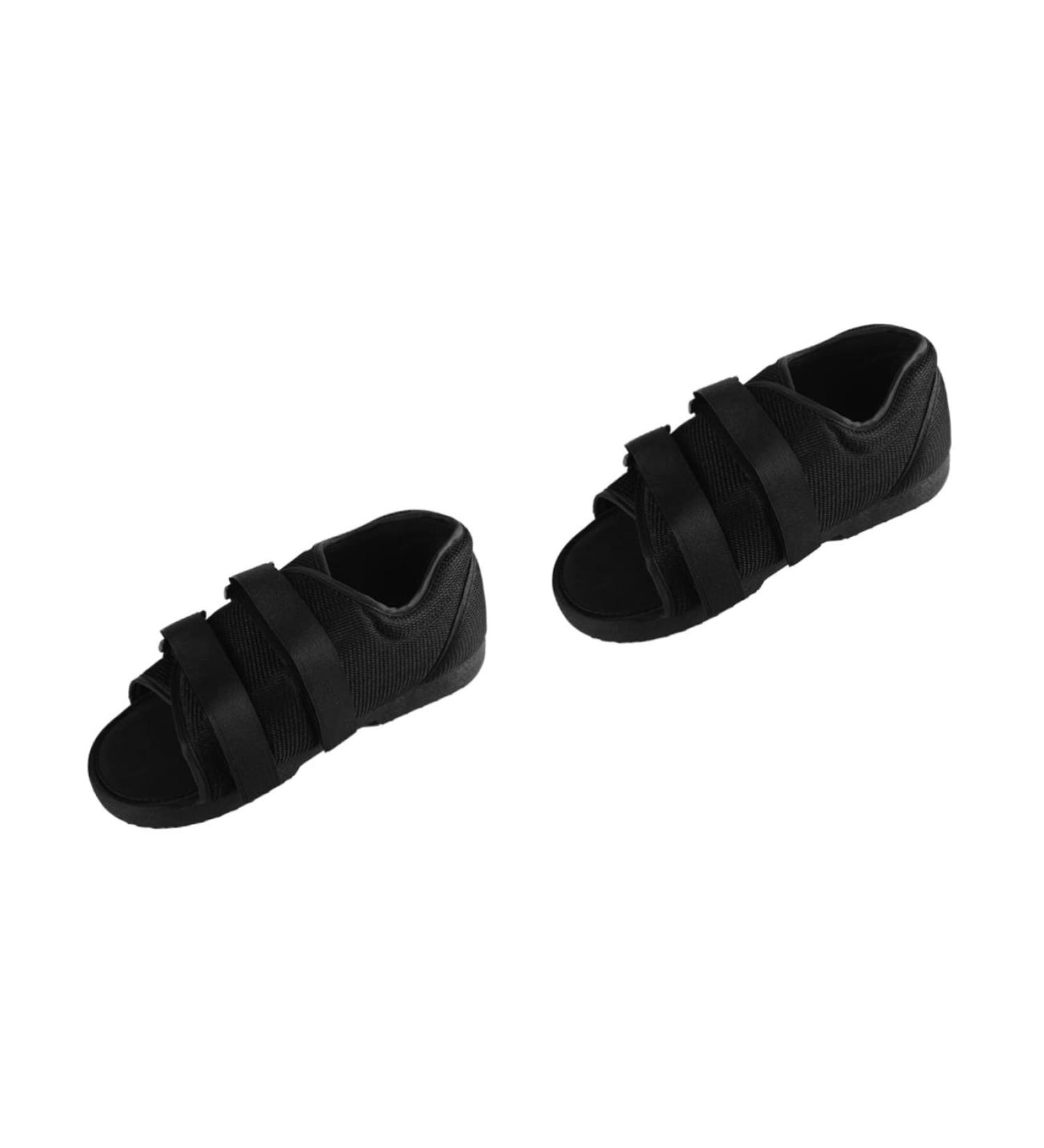 DOITOOL 2pcs Recovery Operative Toe Bunion Corrector Set - Adjustable Walker for Injured Wide Bunions Valgus Strap Thumb Men Black Shoe (27*10cmx2pcs) - Buy Online on GoSupps.com