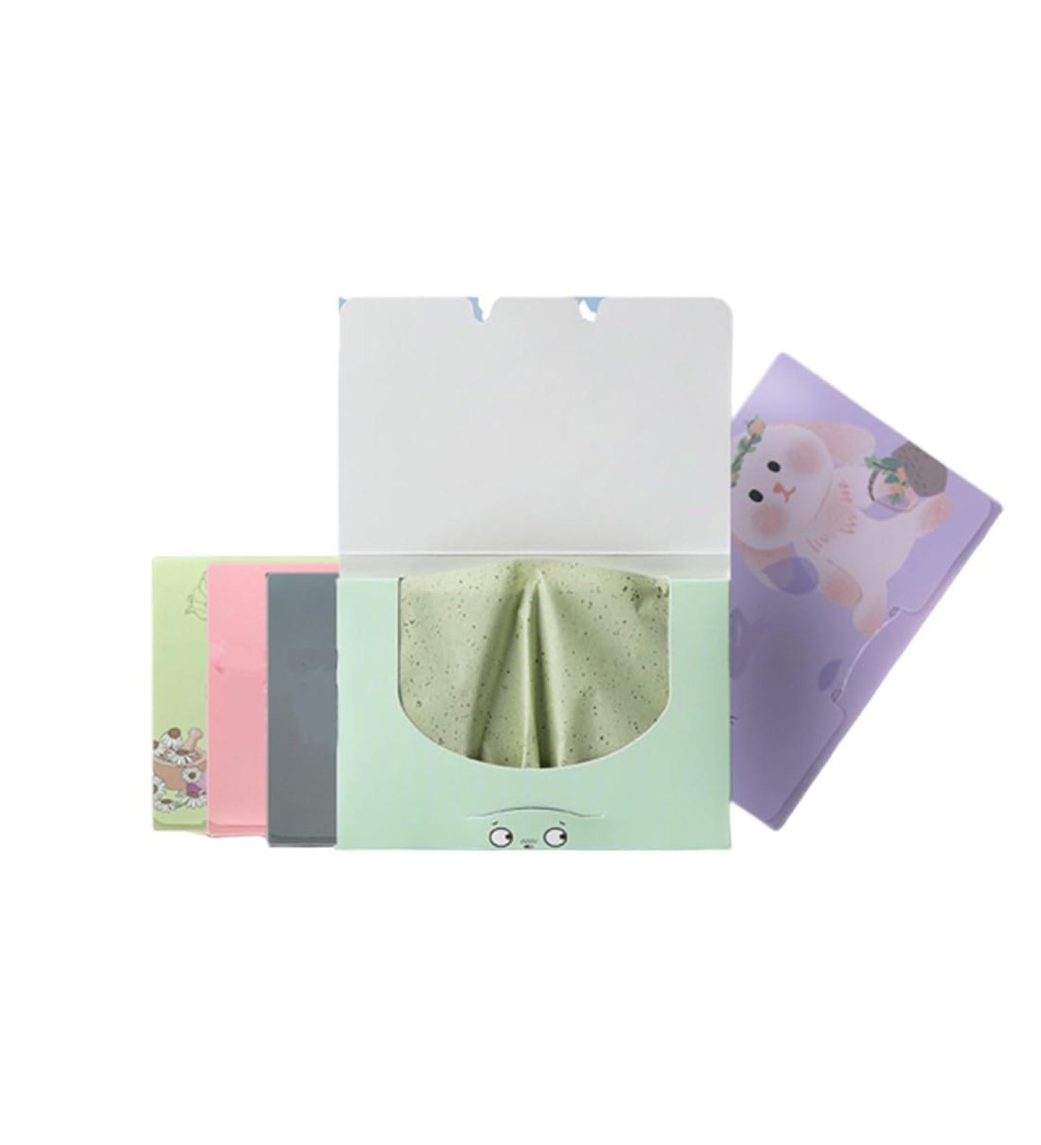 USTNIR 600 Sheets Oil Absorbent Paper Face Oil Blotting Paper Sheets for the Face Natural Oil Absorbent Sheets Facial Care Facial Oil Film Oil Sheets - Buy Online on GoSupps.com