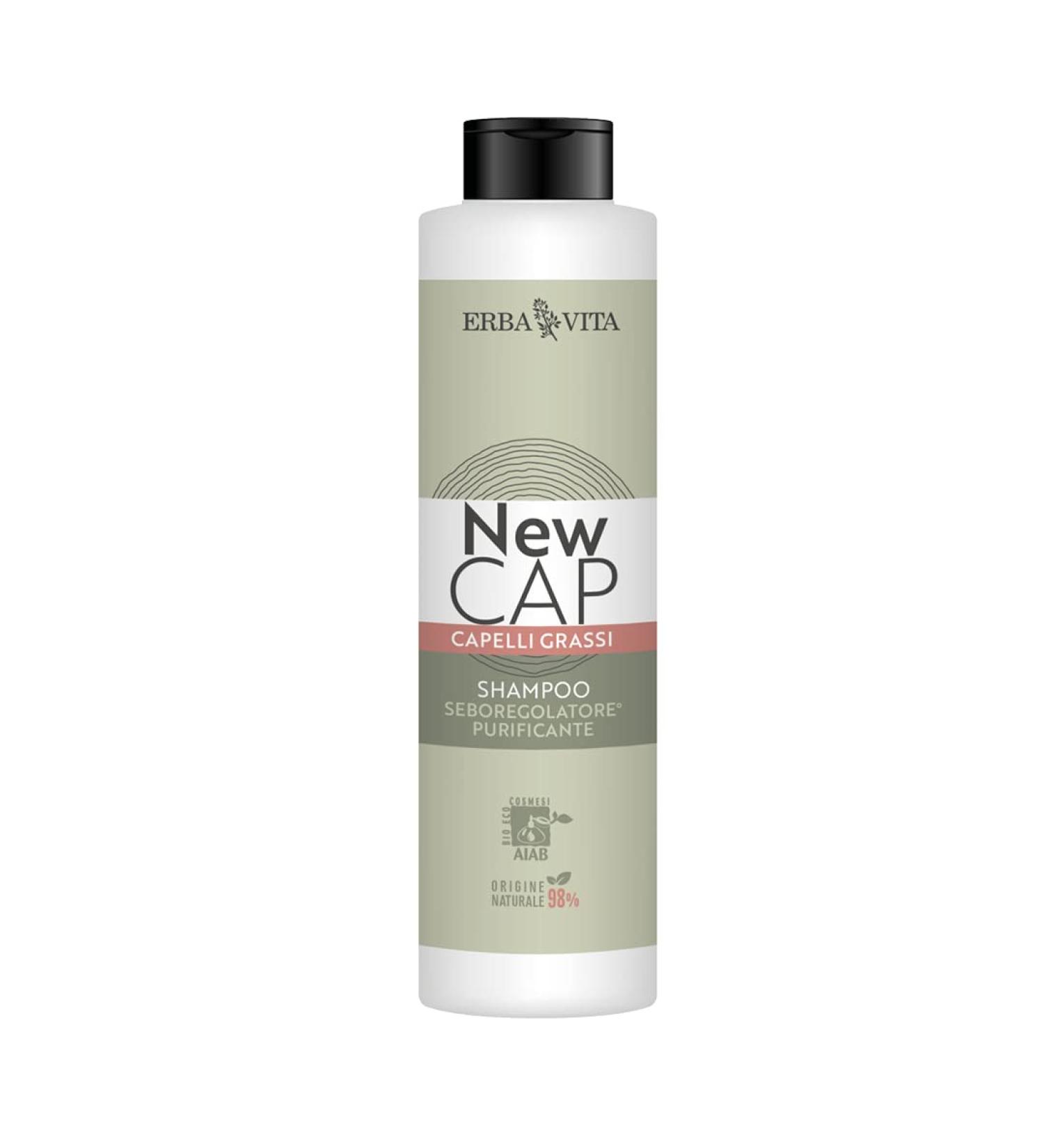  Erba Vita ERBA VITA Shampoo for oily hair cosmetic product to cleanse and remove impurities from the scalp - 250 ml - Buy Online on GoSupps.com