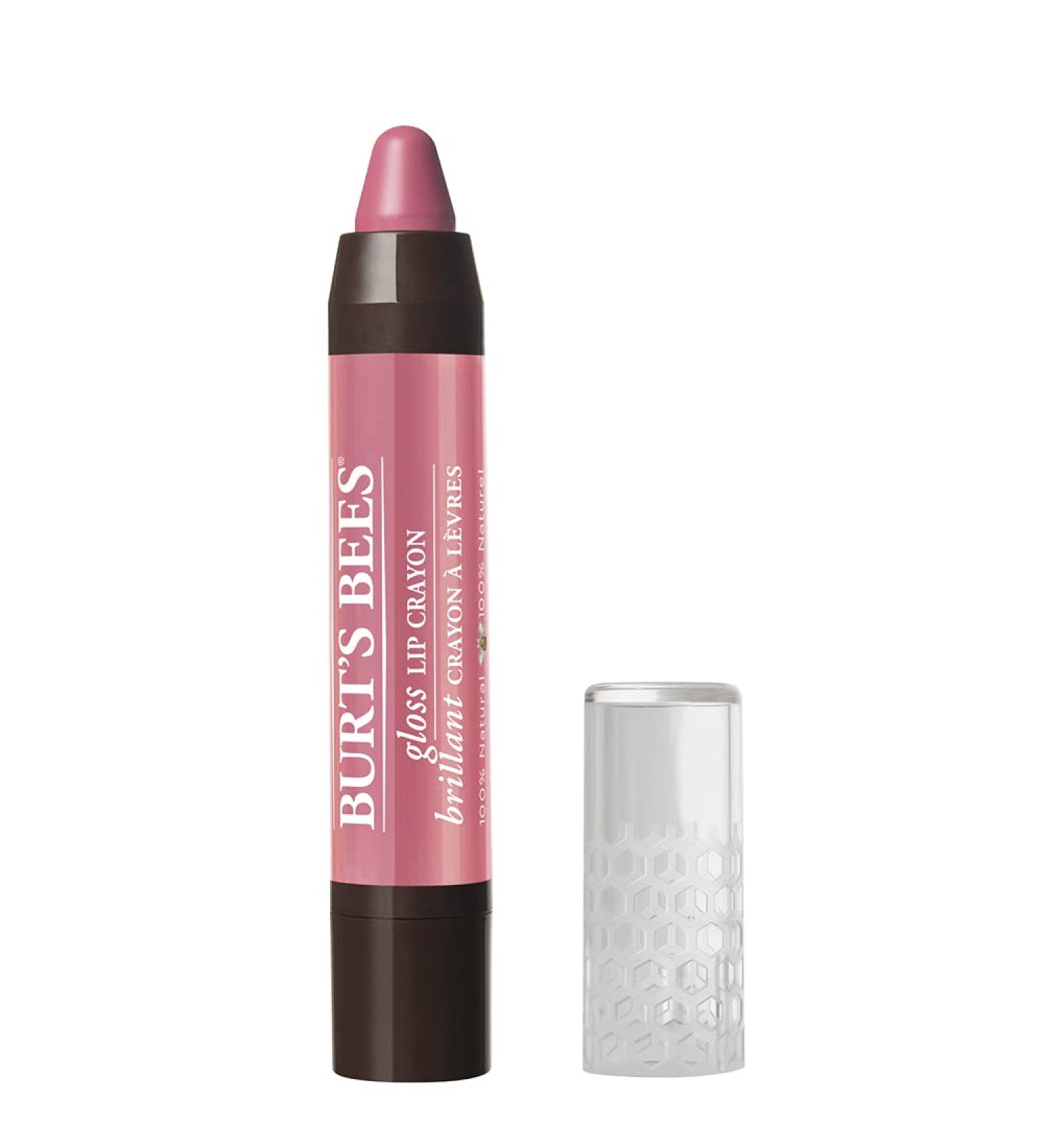 Burt's Bees 100% Natural Moisturizing Gloss Lip Crayon Pink Lagoon - 1 Count - Buy Online on GoSupps.com