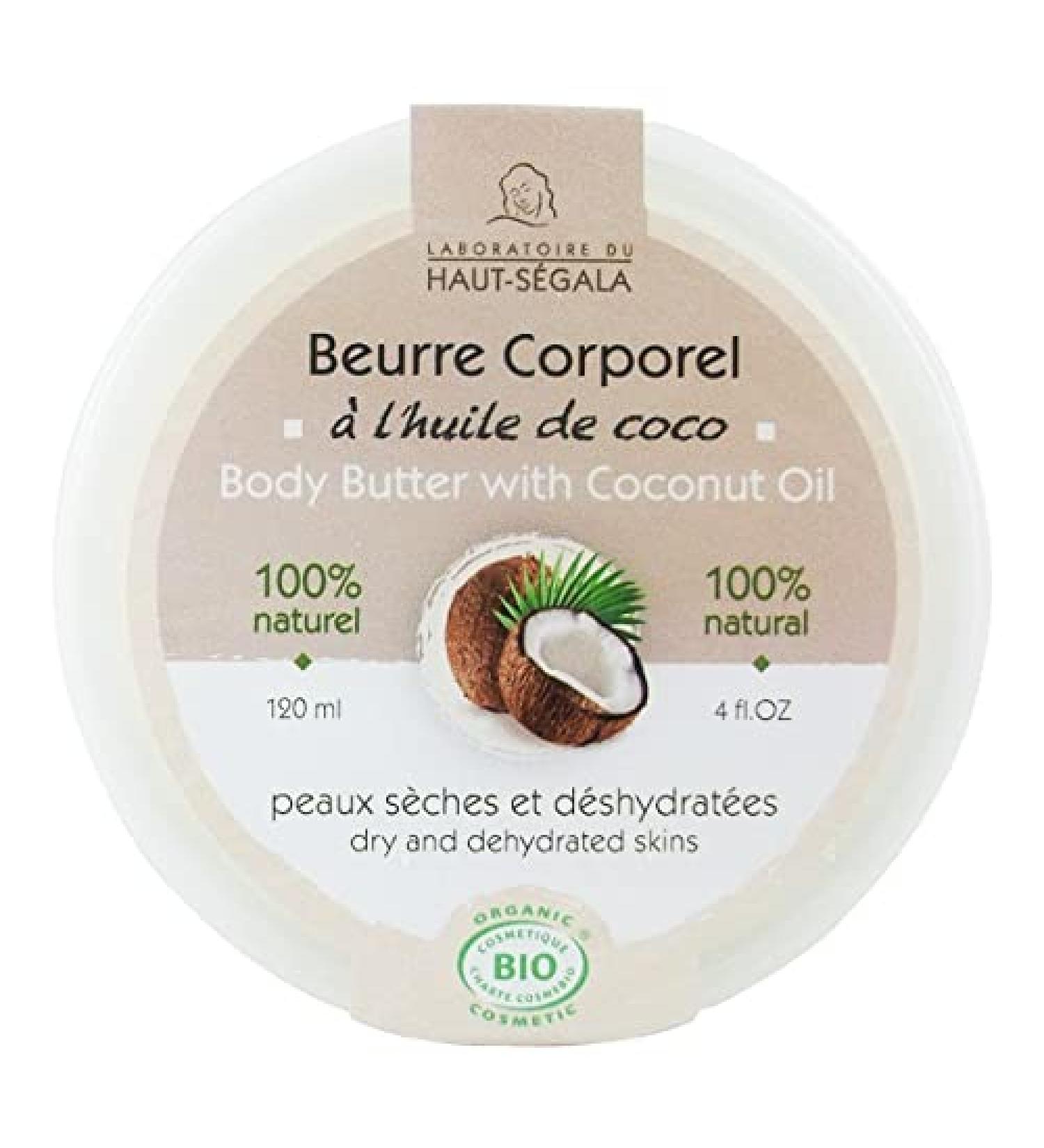 Laboratoire du Haut-Segala Body Butter with Organic Coconut Oil 120 ml