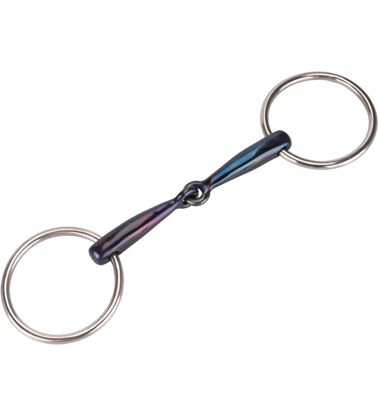 Equinate Water Bridle Sweet Iron 14mm - Anatomically Shaped Friendly Bit for Horses | 13.5cm - Promotes Saliva & Chewing Activity - Buy Online on GoSupps.com