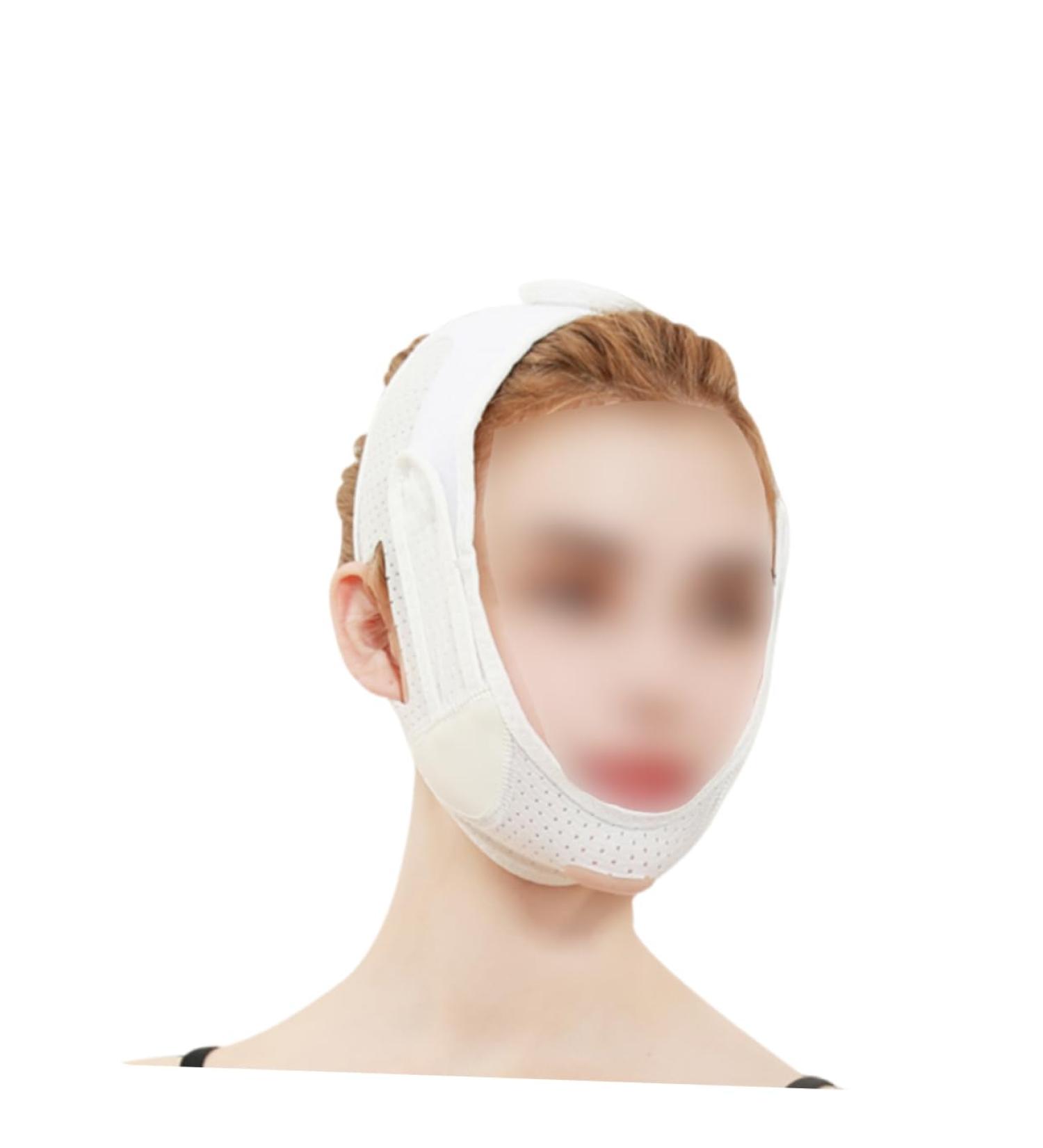 Beatifufu Masseter Muscle Strap Panda Headband Bandage Chin Cheek Cheek Lifting Band Peel off Belt Chin Strap Waist Tightener - Buy Online on GoSupps.com
