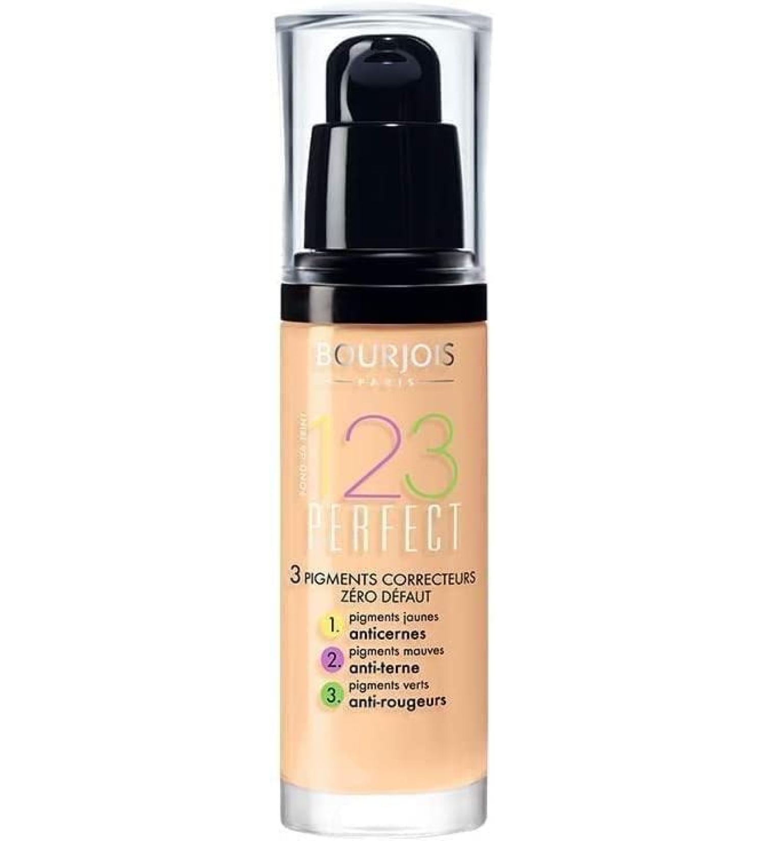 Bourjois 123 Perfect Foundation for Women - 54 Beige - 1 Ounce - Buy Online on GoSupps.com