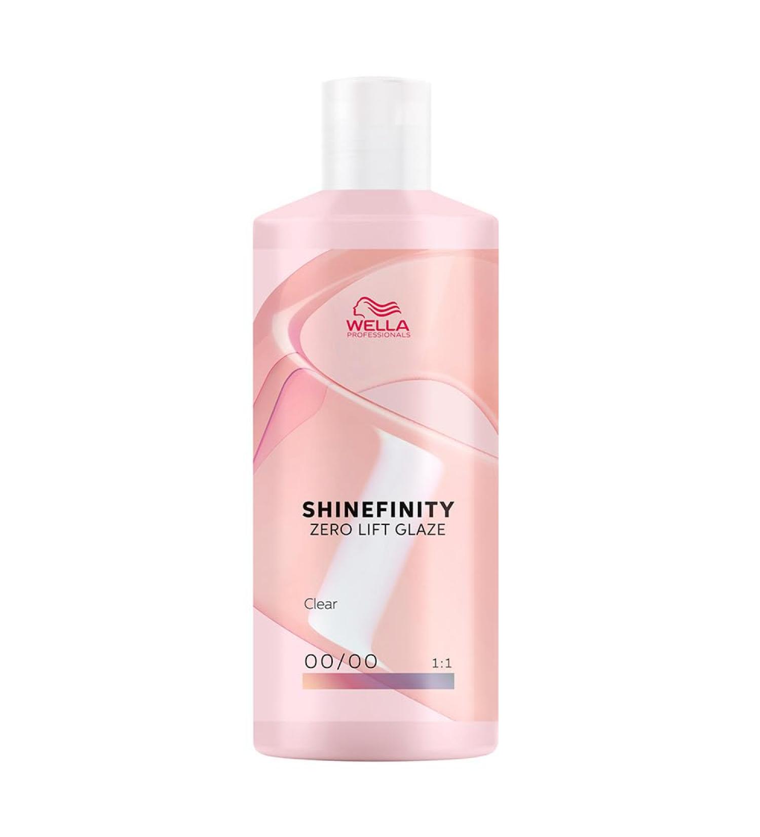 Wella Shinefinity Zero Lift Glaze Crystal Glaze 00/00 500ml - colorazione demi permanente