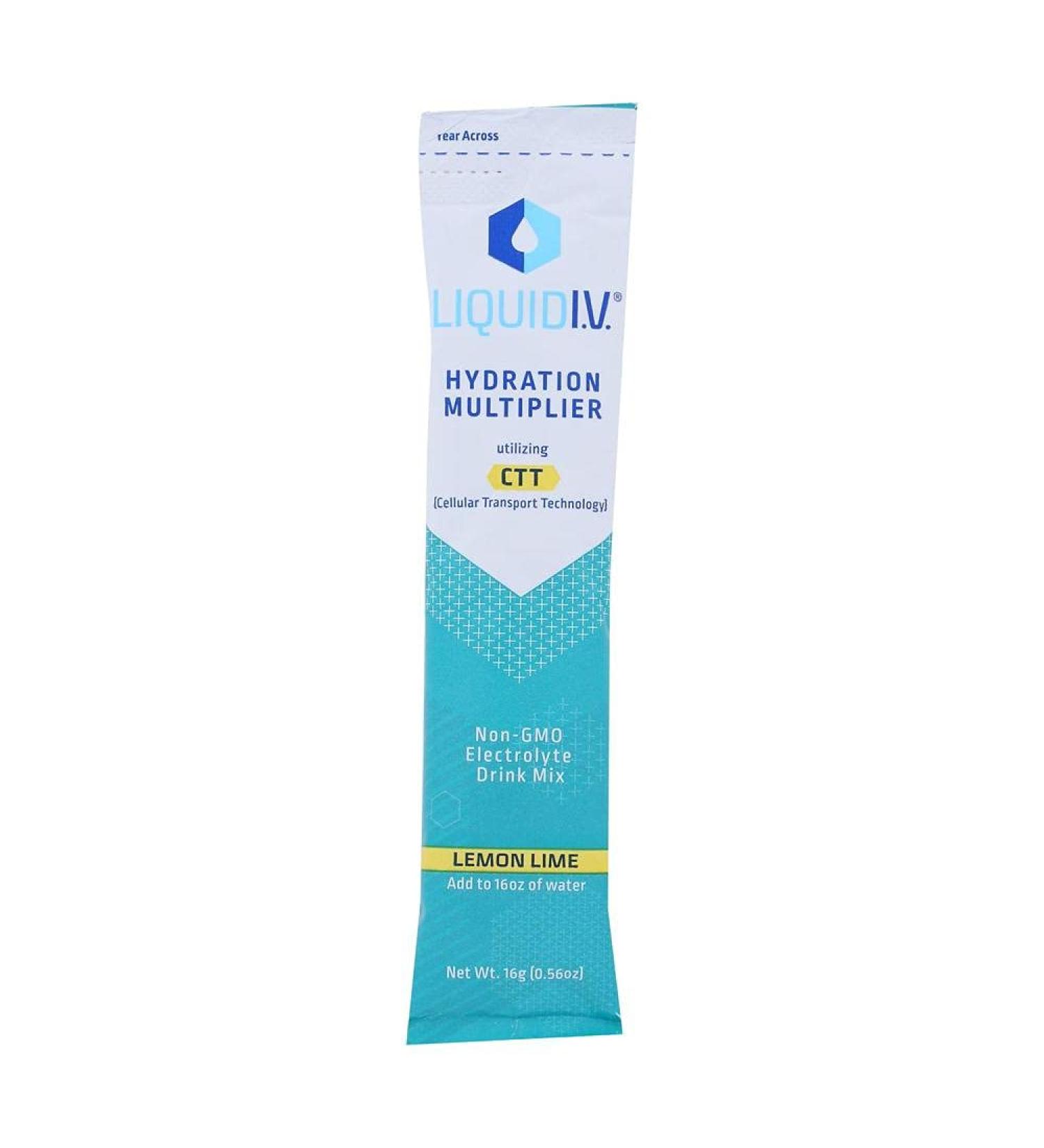 LIQUID IV Lemon Lime Hydration Single, 0.56 OZ