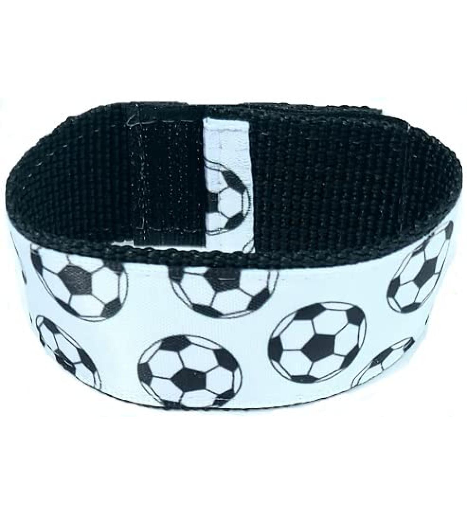 Soccer Sleeve Scrunchies (pair) White and Black  from the ORIGINAL USA inventor  Soccer sleeve holders  soccer sleeve straps