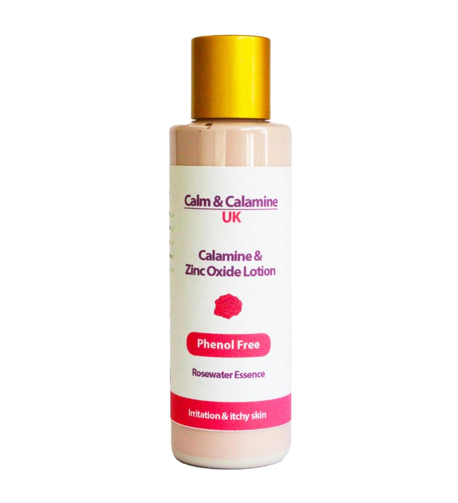 Calm and Calamine UK | Calamine Lotion for Irritated Itchy Skin 150ml | Phenol Free Calamine and Zinc Oxide Lotion - Buy Online on GoSupps.com