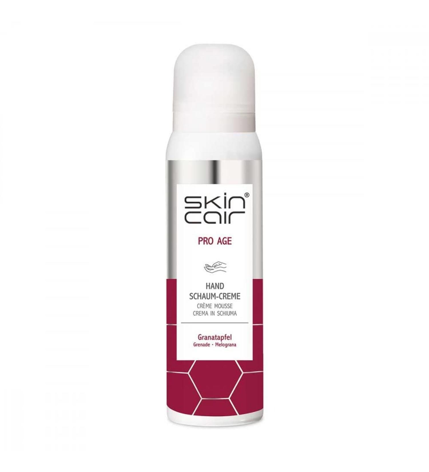 SKINCAIR PRO AGE Hand Pomegranate Foam Cream 100 ml - Anti-Aging Moisturizer for Youthful Hands | Shop Internationally - Buy Online on GoSupps.com