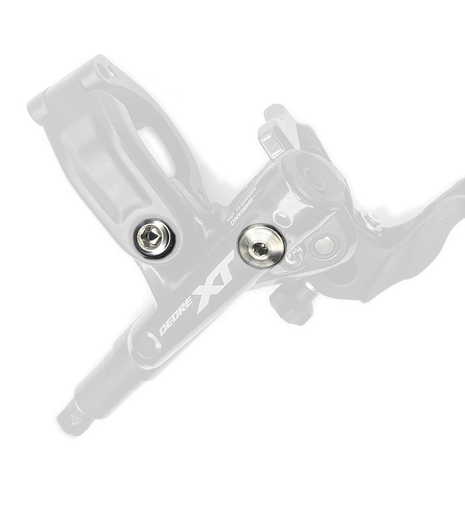 Titanium Brake Hardware Kit | Shimano XTR/XT/SLX/Deore (Natural Ti)