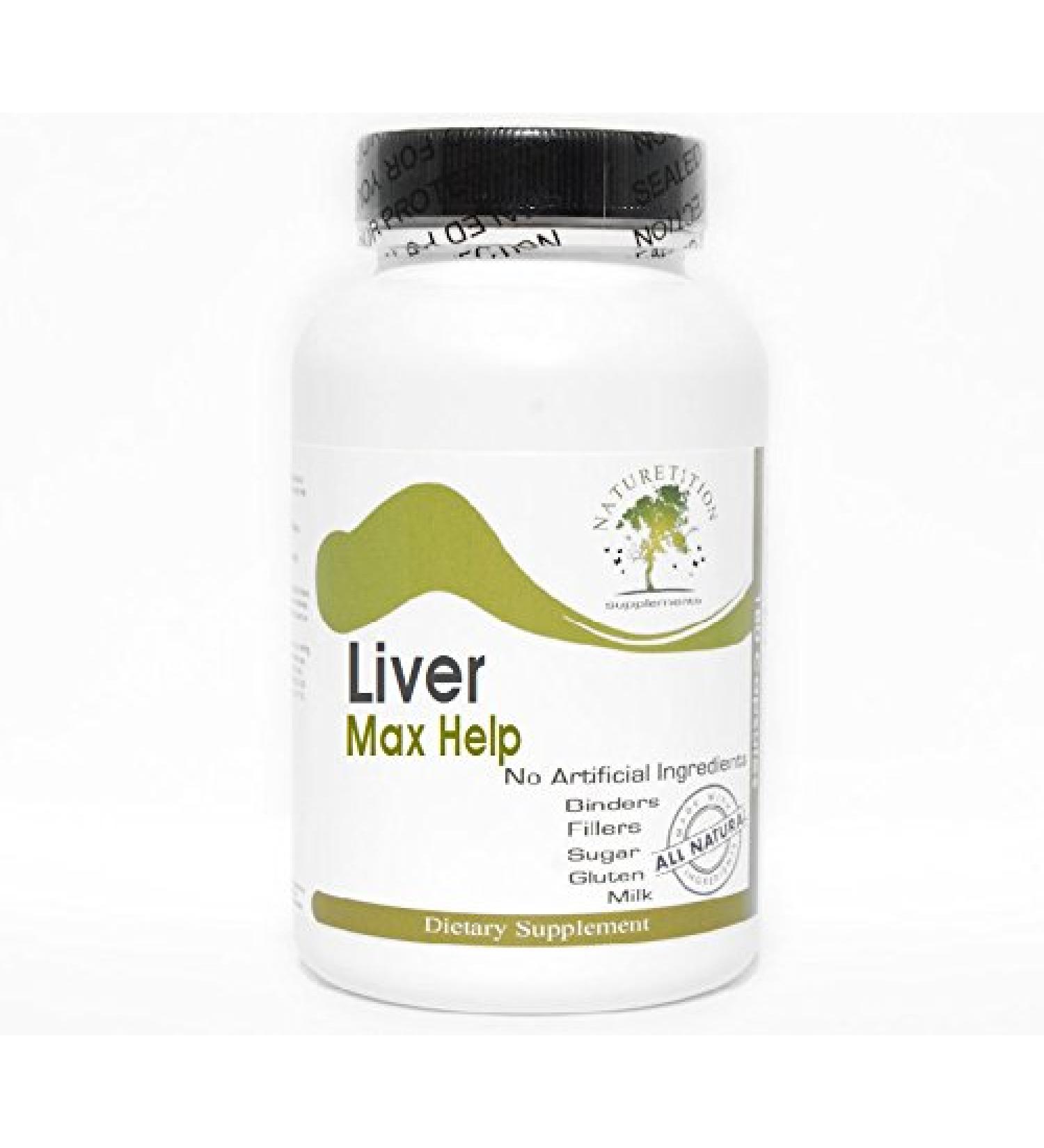 Liver Max Help 90 Capsules - No Additives Naturetition Supplements