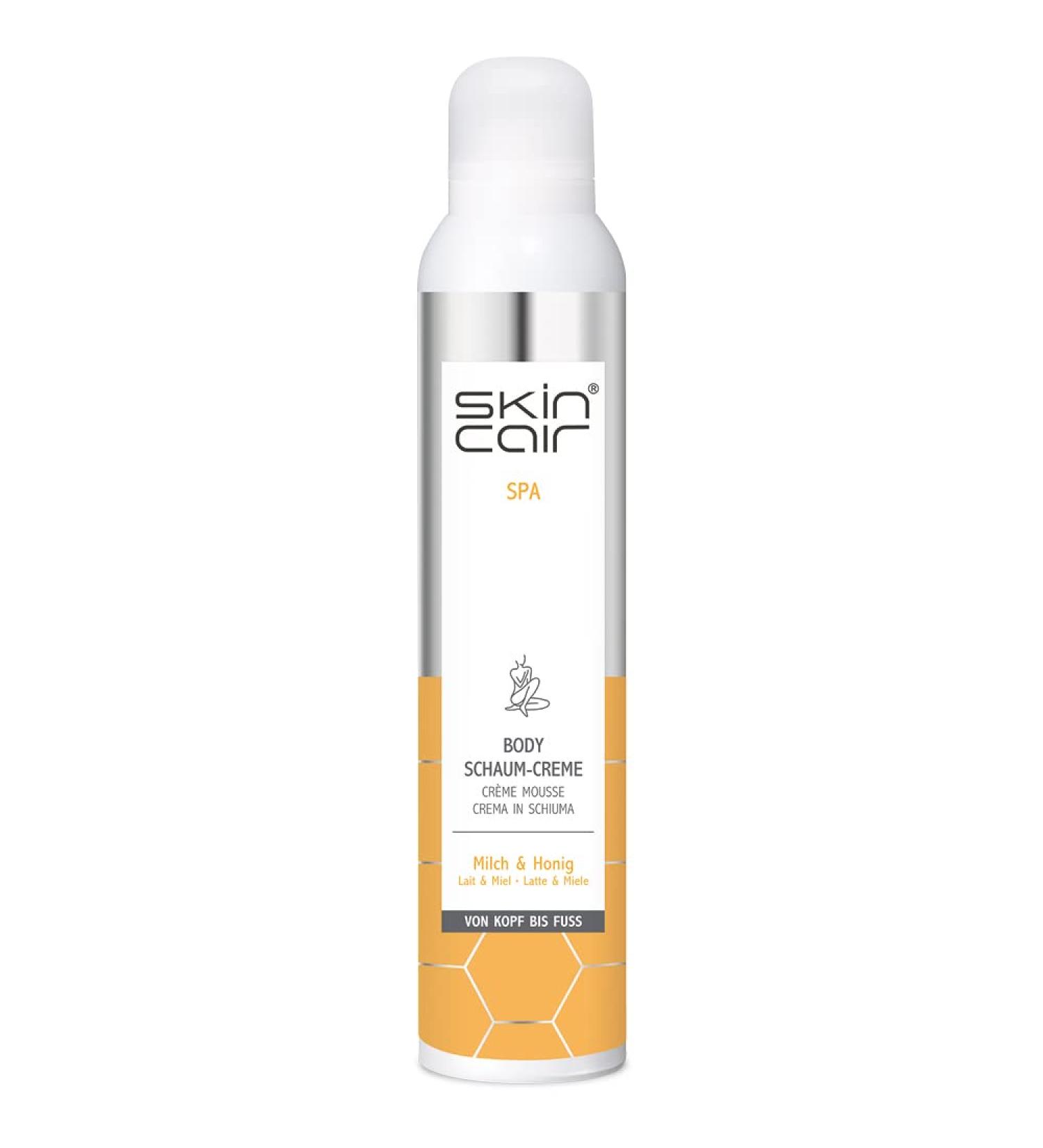 skincair SPA Milk & Honey Body Foam - Body lotion for the care of all skin types intensive care for the body - 200 ml