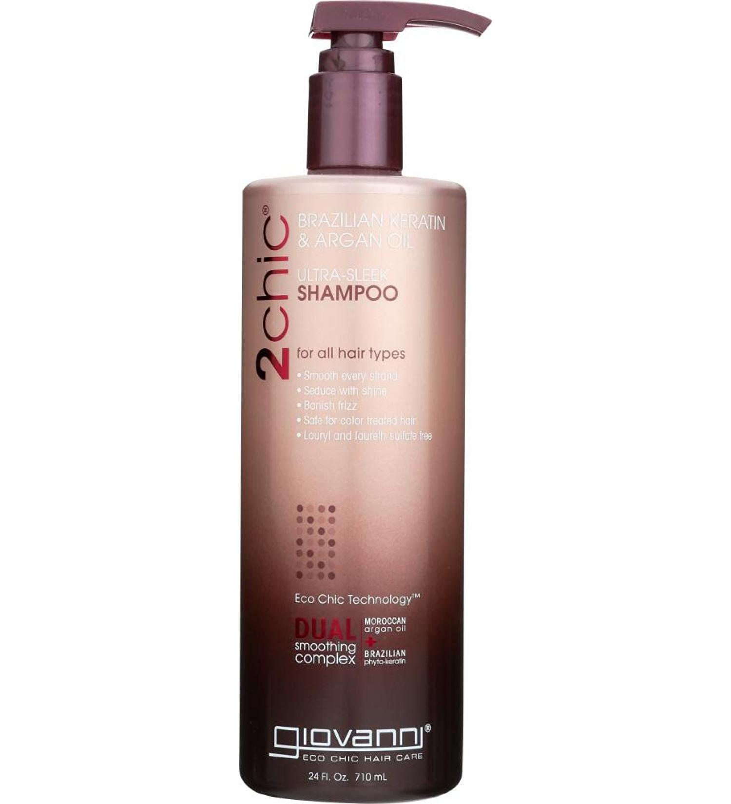 Giovanni Hair Care Products Shampoo - 2chic Keratin And Argan - 24 Fl Oz2