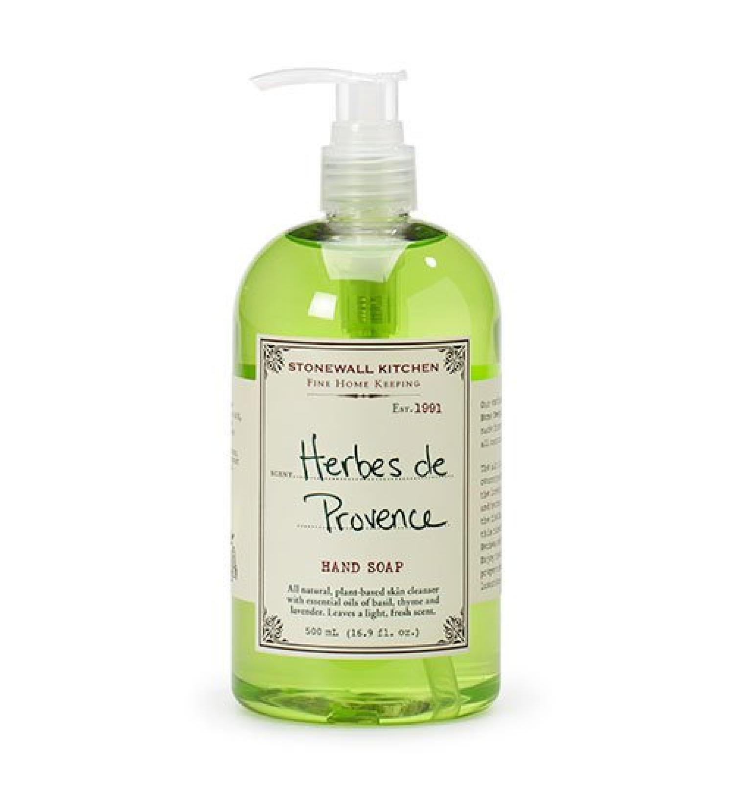 Stonewall Kitchen Herbes De Provence Hand Soap 16.9 oz - Luxurious French Inspired Hand Wash - Buy Online on GoSupps.com