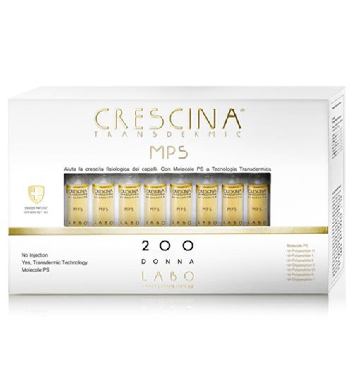 LABO CRESCINA TRANSDERMIC MPS RI-CRESCITA 200 SWEAT for Women 20 Vials