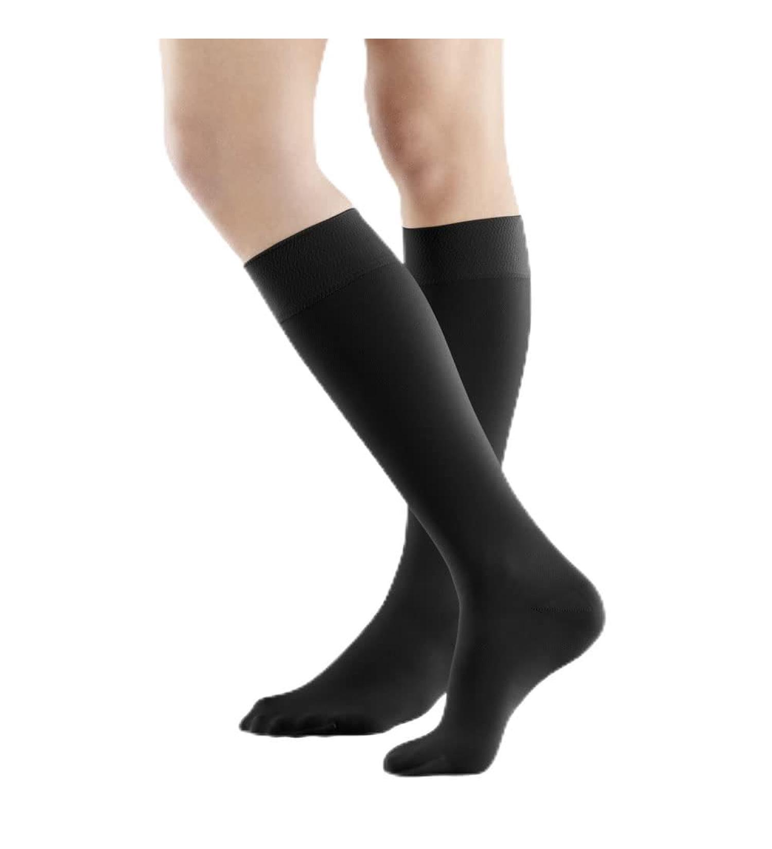 Bauerfeind VenoTrain Soft AD CCL2 Compression Stockings M - Normal Anthracite Short | International Shipping Available - Buy Online on GoSupps.com