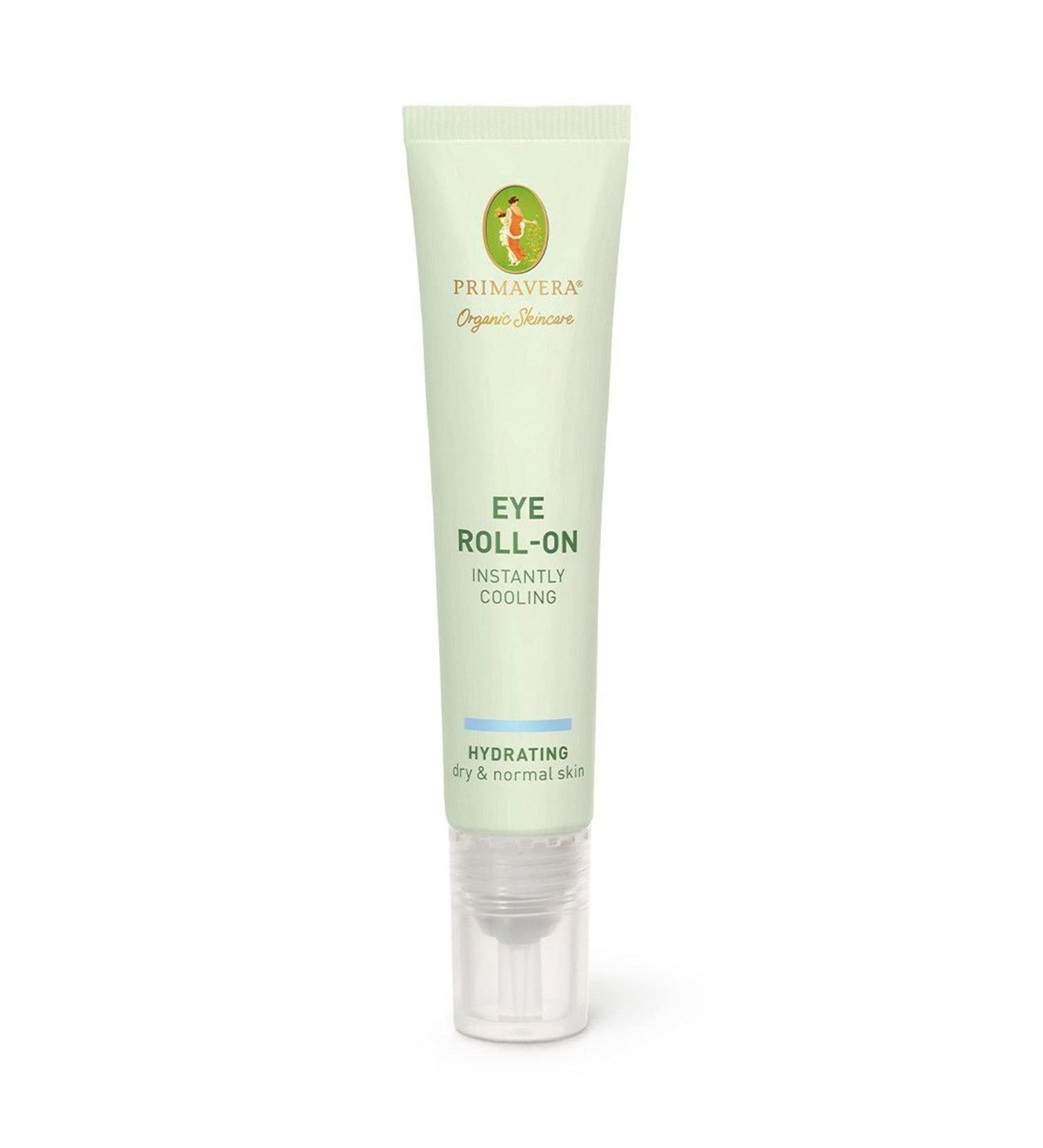 Primavera Eye Roll-On 12ml - Cooling Natural Cosmetics for Radiant Eyes | Vegan Refreshing Eye Care - Buy Online on GoSupps.com