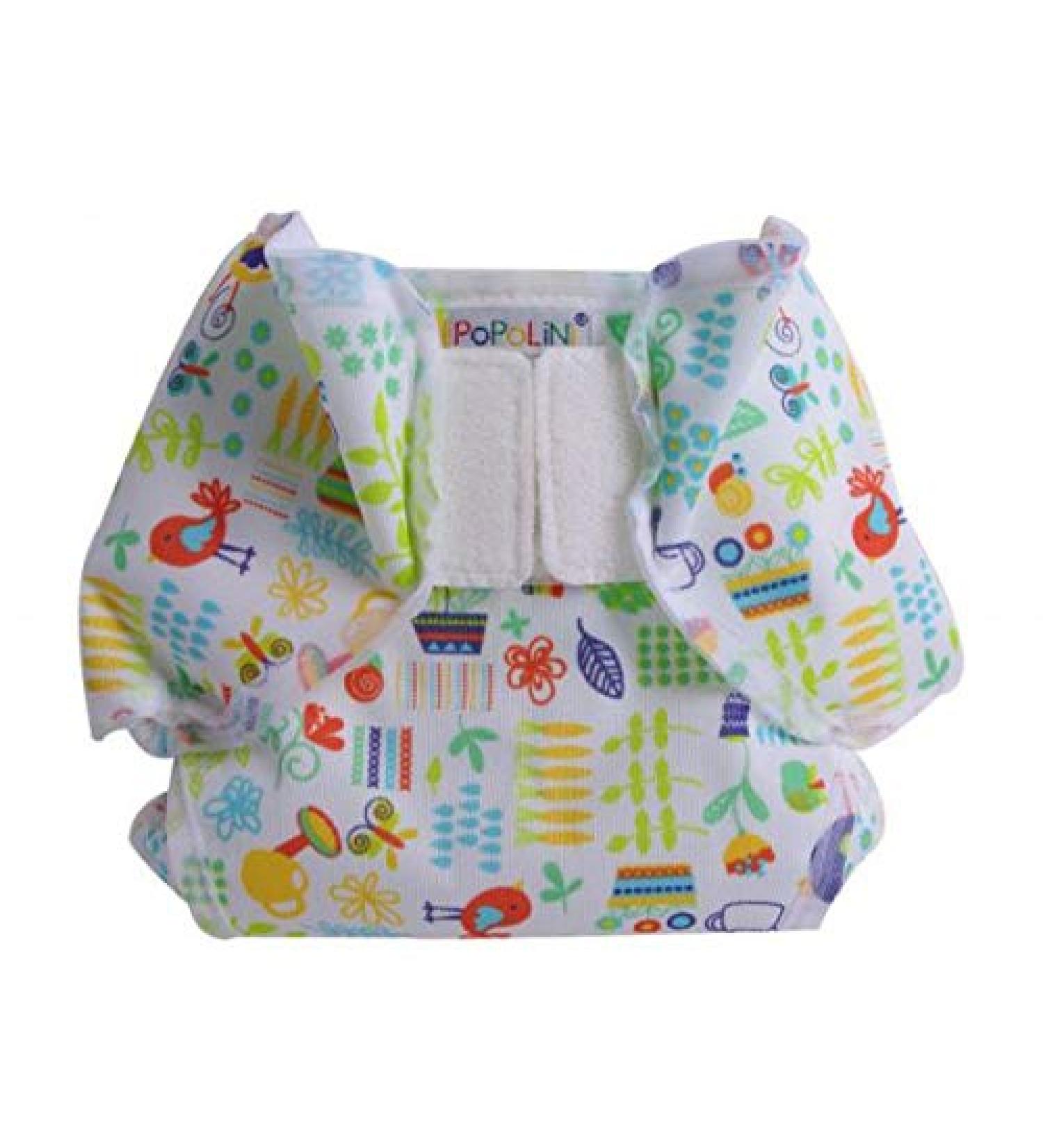 Popolini overpants PopoWrap Gardentunes for cloth diapers size S 3-6 kg S (1 piece)