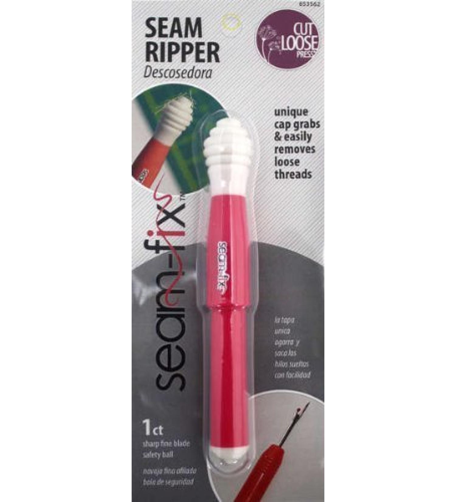 Seam Fix Seam Ripper & Thread Remover 653562   Cut Loose Press   1 per pkg   Pink