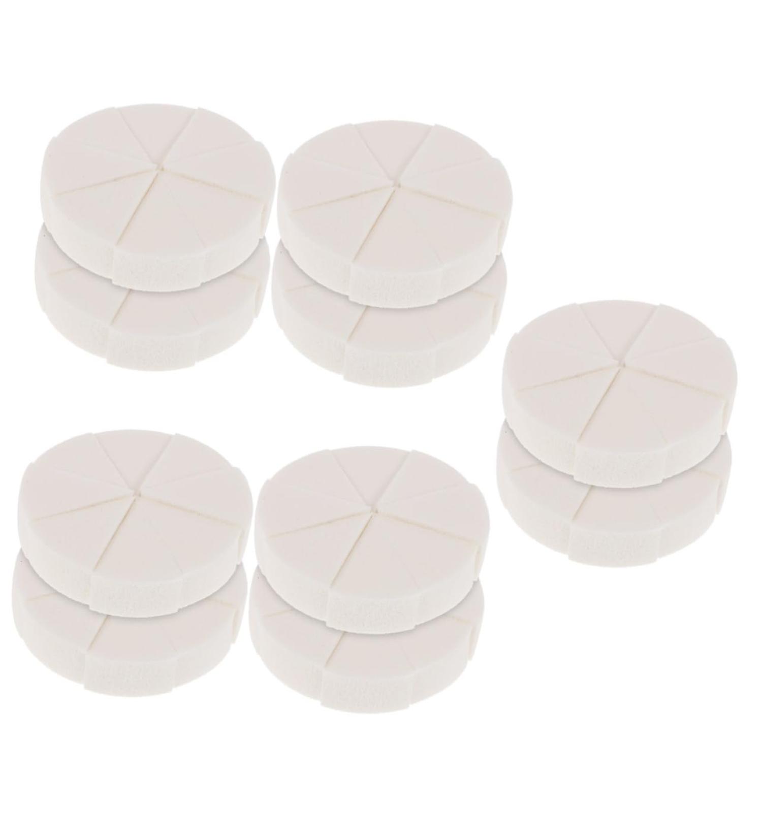 Buy Minkissy 10 Sets Triangular Makeup Sponge Puff - Wedge Shape Concealer & Foundation Sponges for Flawless Finish | International Shipping Available - Buy Online on GoSupps.com