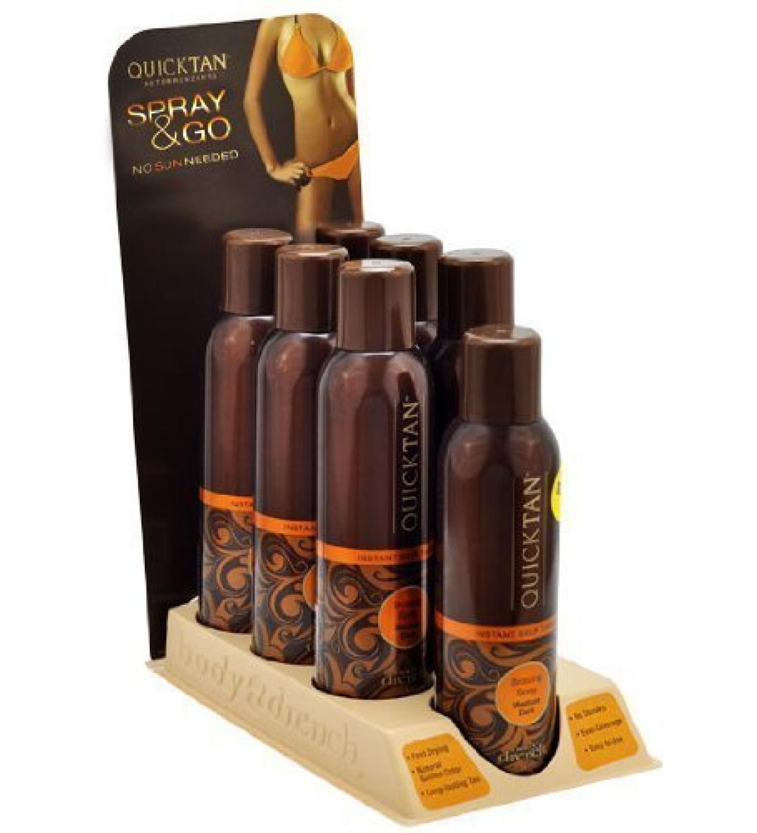 Body Drench Quick Tan Tanning Mist Sunless Tanner Sun Kissed Spray (7 Pieces)