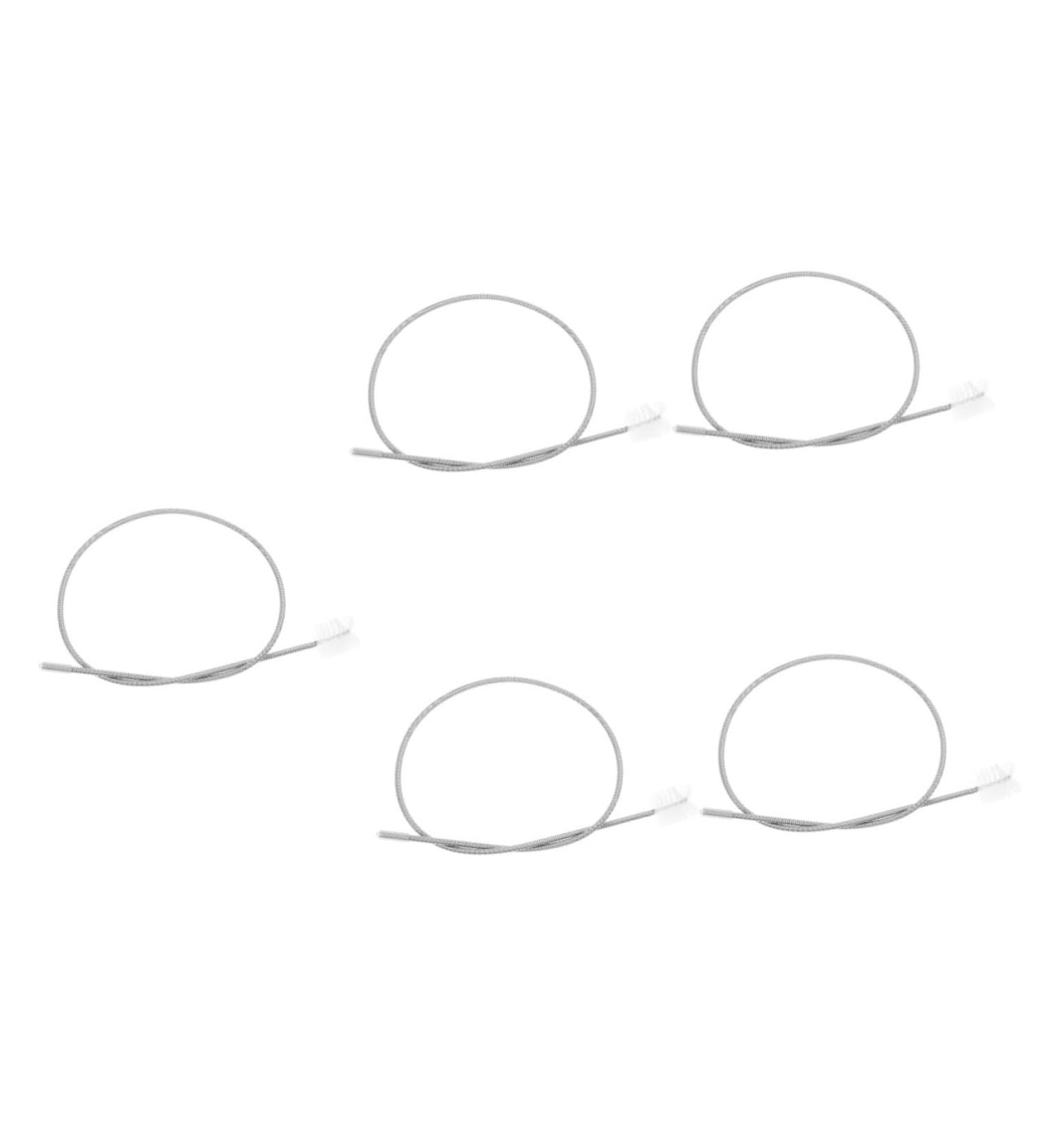 5pcs Hose Brush Fish Tank Cleaner Hose Cleaning Tube Aquarium Brush Pipeline Fish Tank Brush Silverx5pcs 60X0.2X0.2CMx5pcs - Buy Online on GoSupps.com