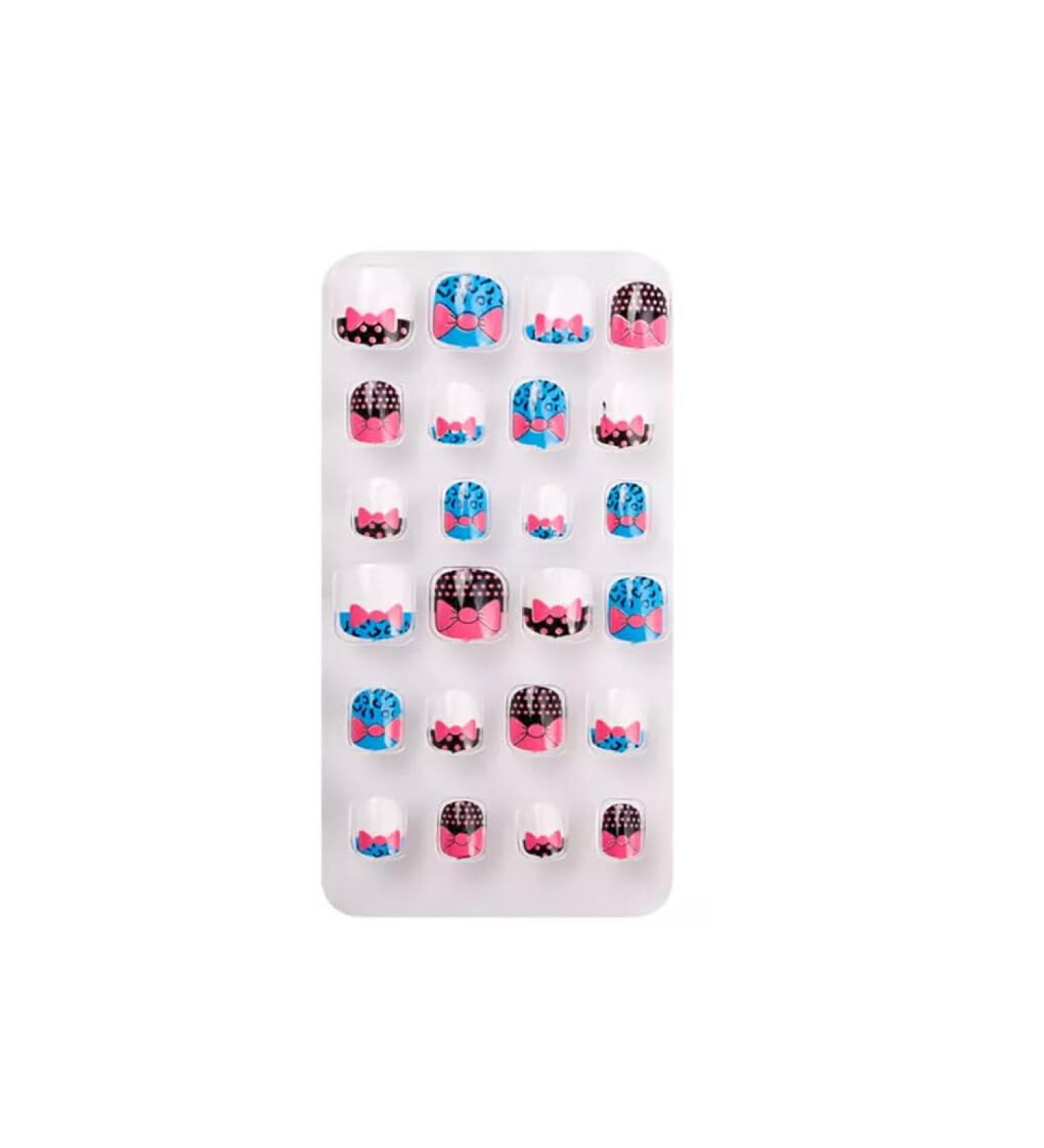 dijiusidy 1 Set Christmas Nail Wraps Cartoons Style Decor Adorable False Fingernails Children Removable Art Decals DIY Manicure PNT-16-13 - Buy Online on GoSupps.com