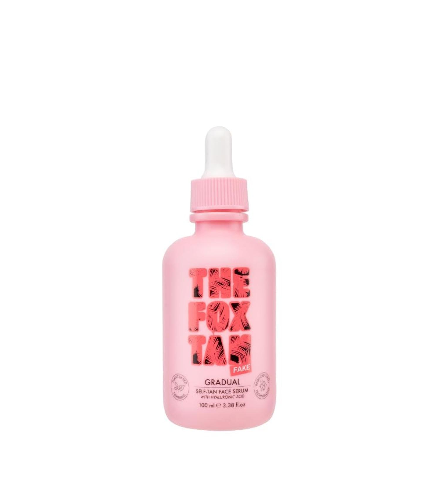 The Fox Tan - Gradual Self-Tan Face S rum - Autobronzant pour le visage pour bronzage graduel s rum avec autobronzant avec DHA 100% naturel et acide hyaluronique - Buy Online on GoSupps.com