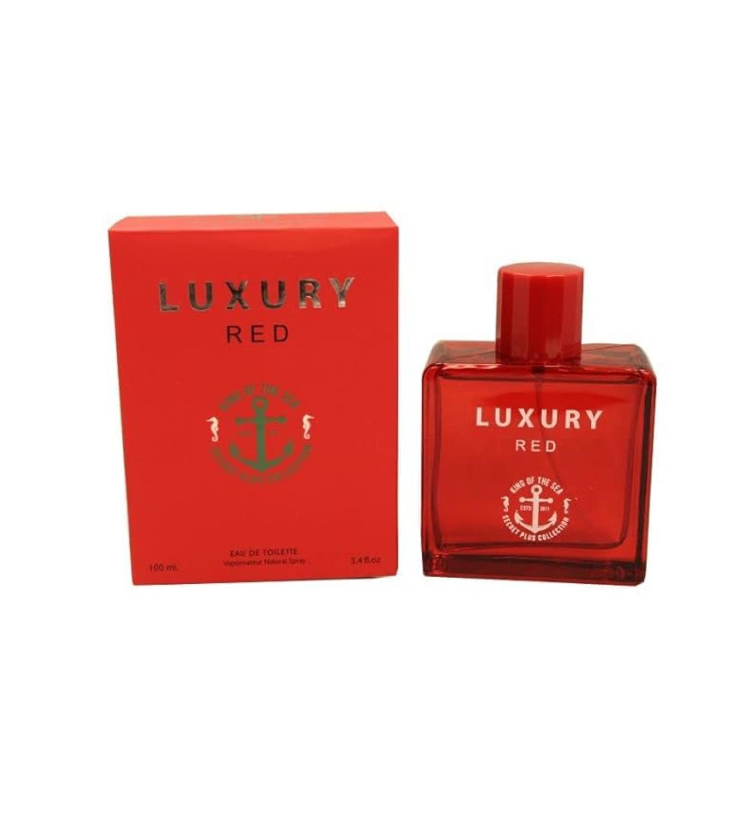 Luxury Red Eau de Toilette Amber Spicy fragrance for Men 3.4 oz - Buy Online on GoSupps.com