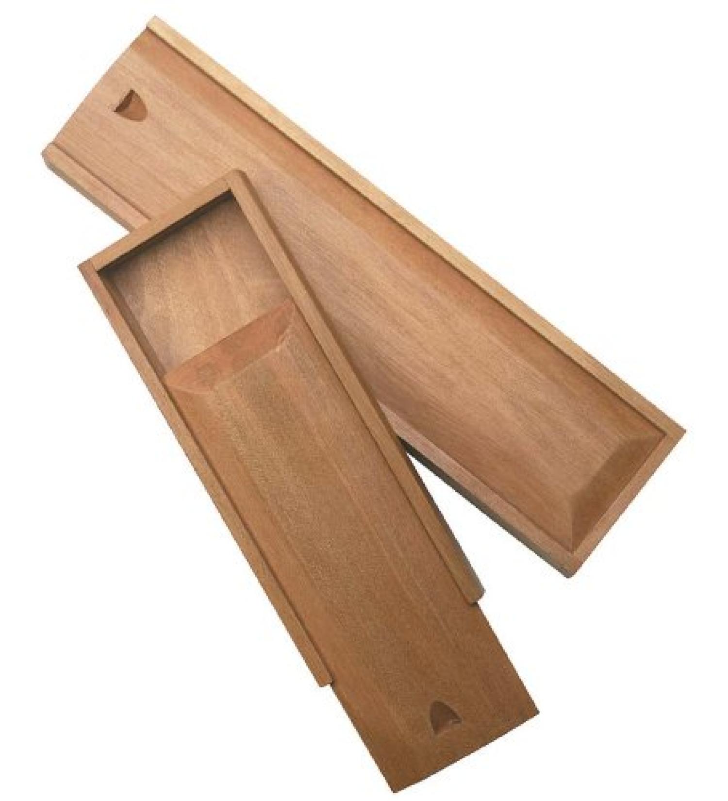 PRO ART Paint Brush Box  15-inch x 4-inch x 1-1/4-inch  Natural 15-inch x 4-inch x 1-1/4-inch Brush Box