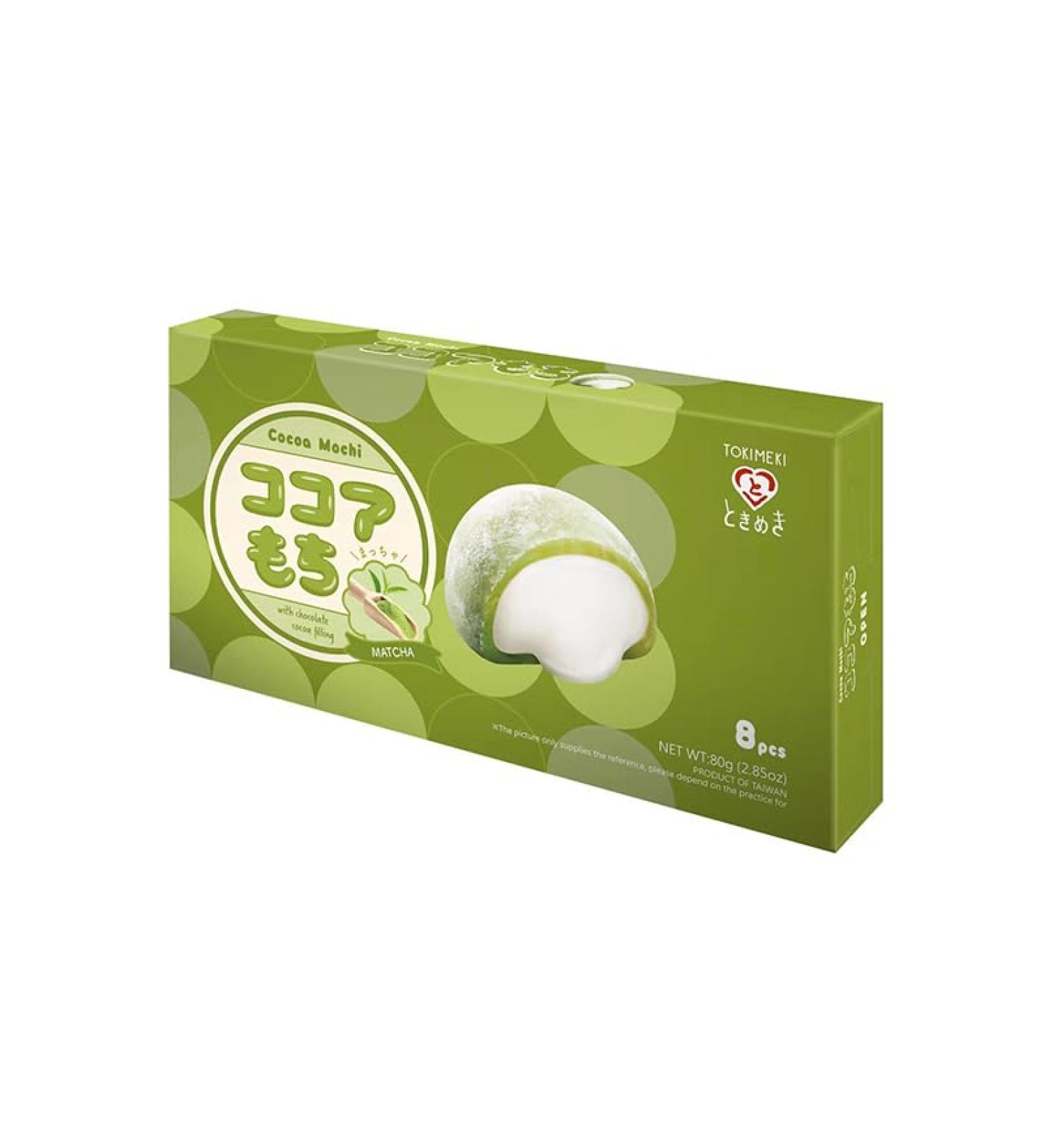 Buy TOKIMEKI Premium Custard Mini Mochi - Matcha Flavor 80g | International Shipping & Heartforcards Protection - Buy Online on GoSupps.com