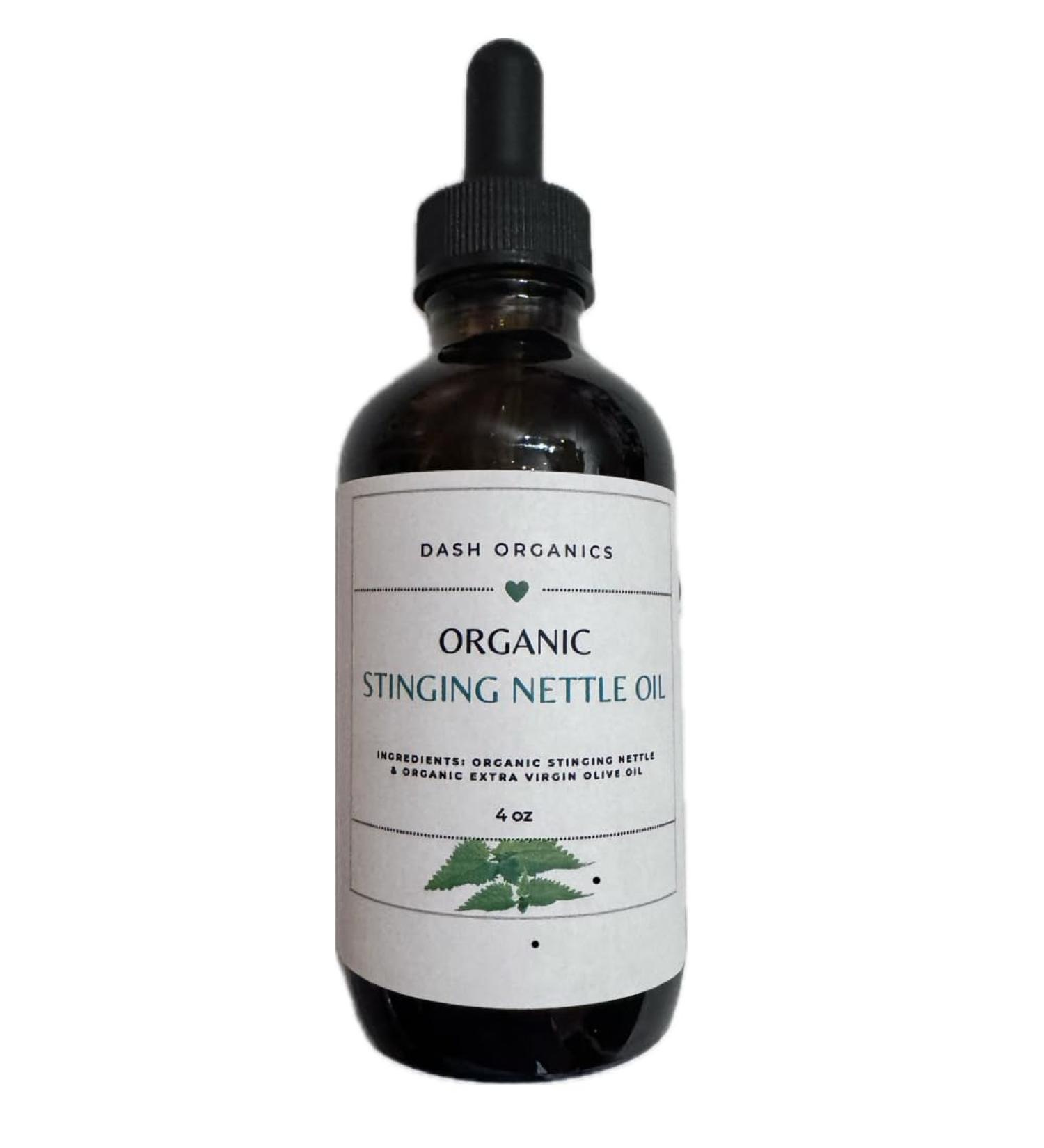 Organic Stinging Nettle Oil | 2 oz | Powerful natural haircare oil | Strengthening Hair Care for All Hair Types