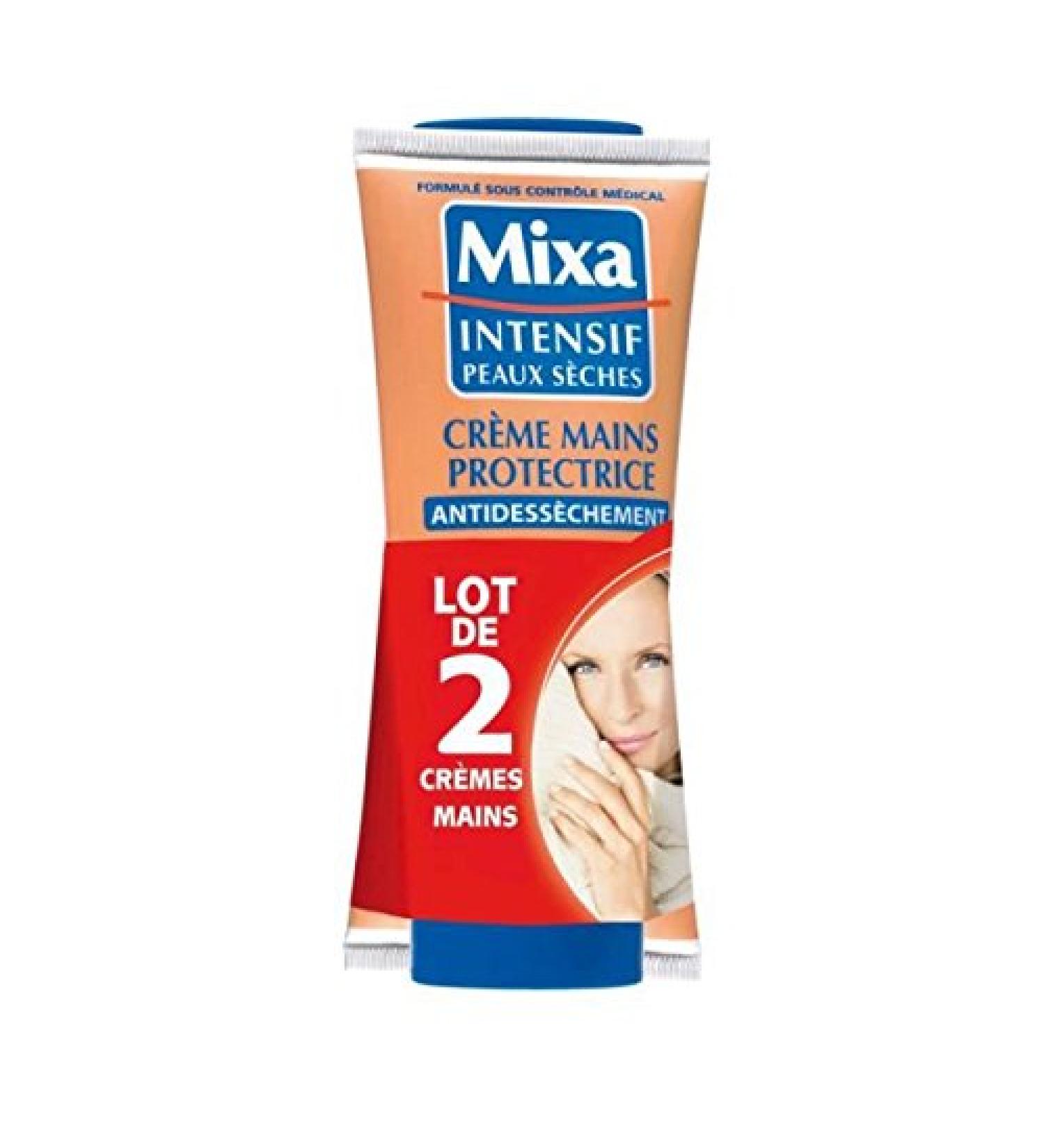 MIXA - Hand Cream - Anti-drying Protectant - Lot of 2x100ml
