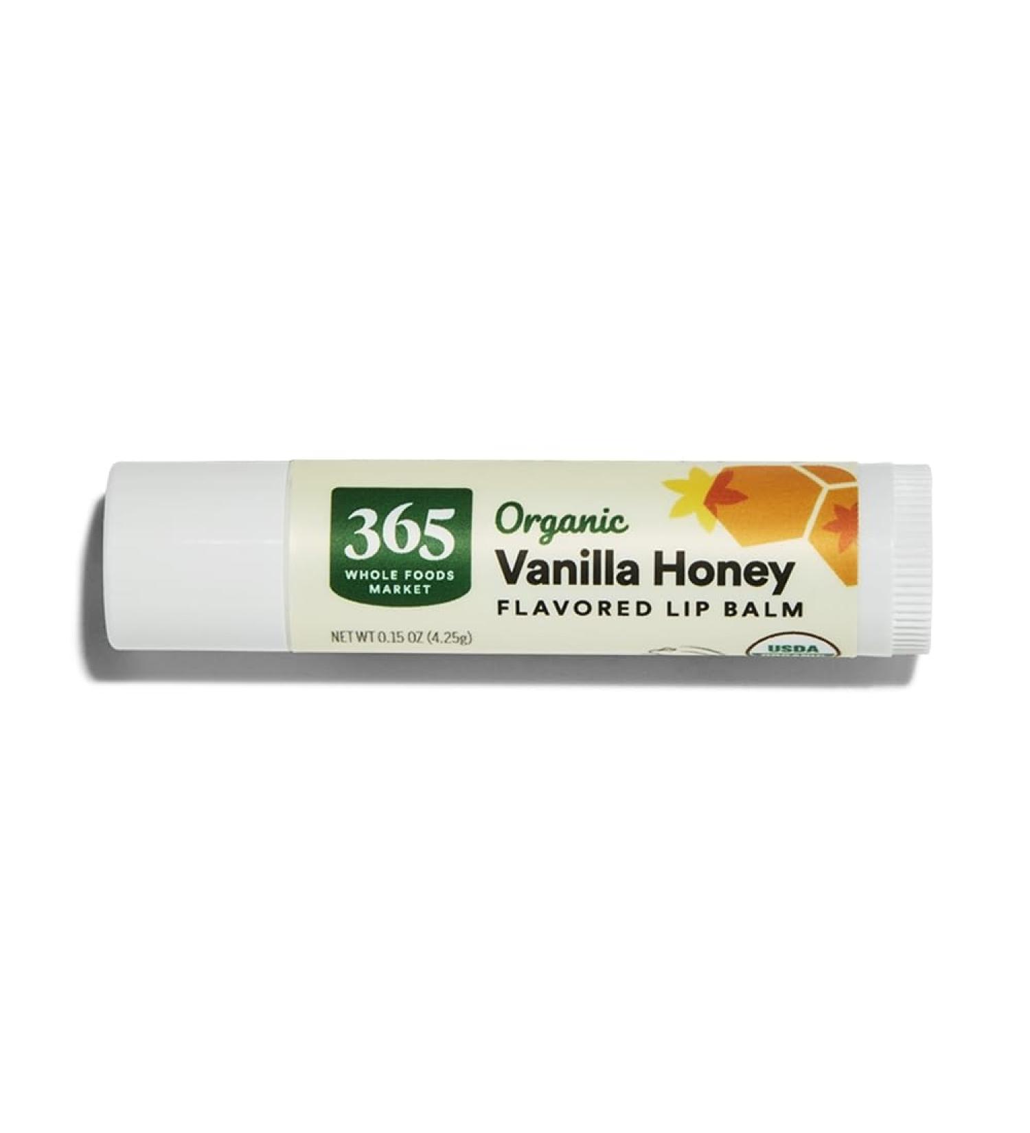 Whole Foods Market Organic Vanilla Honey Lip Balm 0.15 oz