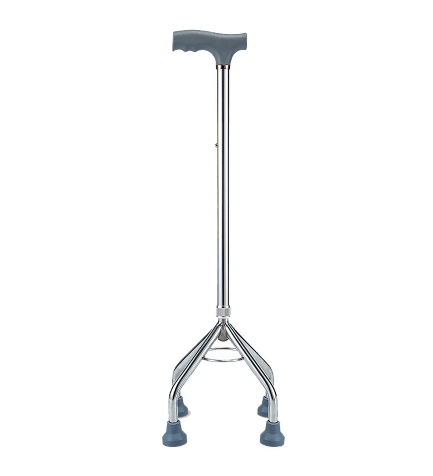Ergonomic Four-Legged Crutches Elderly Crutches with Non-Slip Tips Lightweight Walking Cane Purposiveness - Buy Online on GoSupps.com