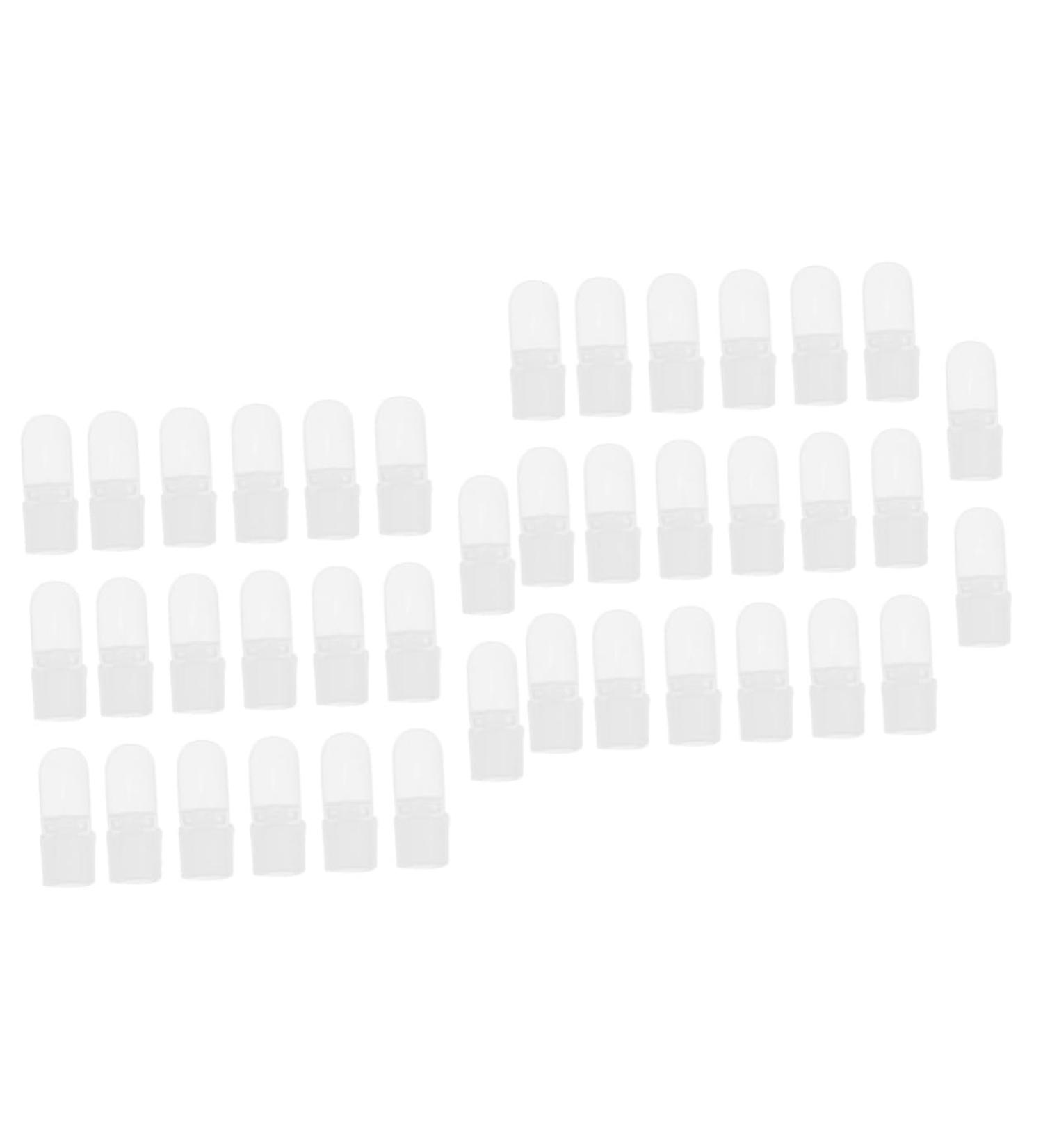 FRCOLOR 40 Pcs Nail Case Soak off Remover Caps Gel Polish Protector Nail Polish Soaker Latex Nail Guard Fingertip Protector Nail Art Tips Cover Shield Reusable Plastic Manicure Barrier 4x2cmx2pcs As Shownx2pcs - Buy Online on GoSupps.com