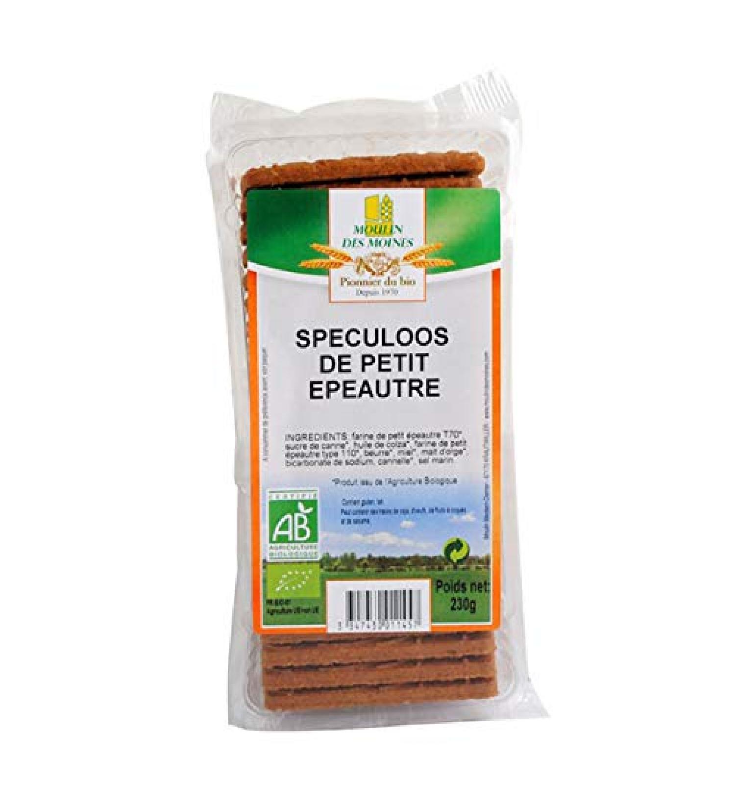 Moulin Des Moines - Organic Spelt Speculoos - 230G - Sold per unit - Buy Online on GoSupps.com