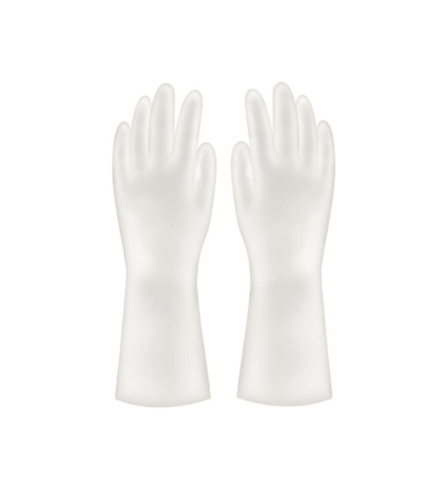 Female Waterproof Rubber Latex Dishwashing Gloves Kitchen Durable Cleaning Housework Chores Dishwashing Tools (Color : Blank Size : Small) - Buy Online on GoSupps.com