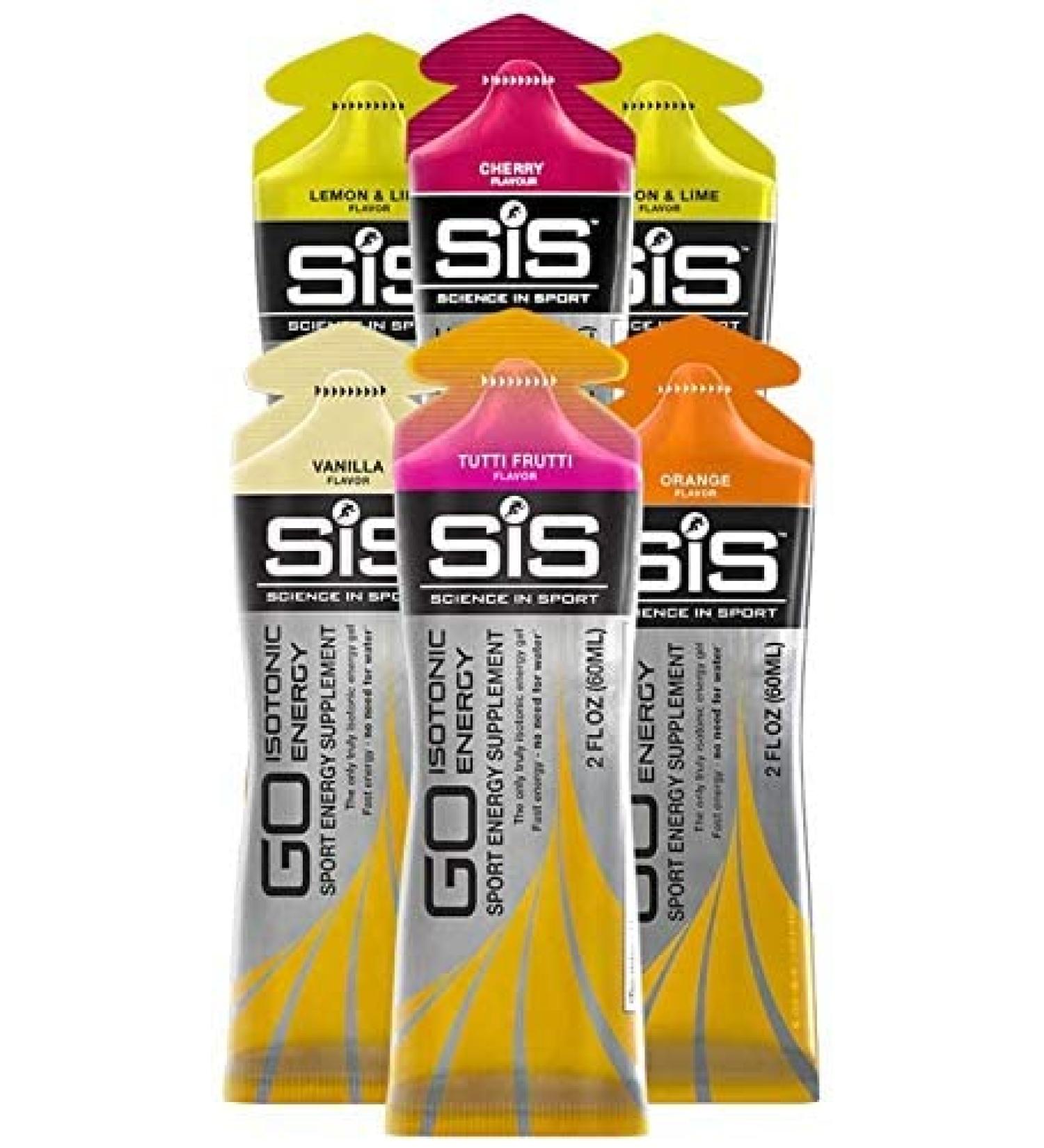 Science in Sport Isotonic Energy Gels  22g Fast Acting Carbohydrates  Performance & Endurance Sport Nutrition for Athletes  Energy Gels for Running  Cycling  Triathlon  Fruity Variety - 2 oz - 20 Pack - Buy Online on GoSupps.com