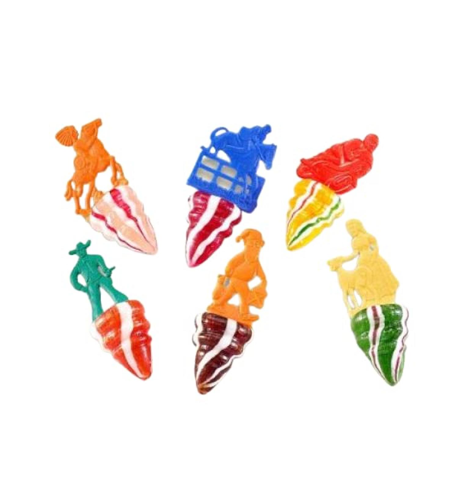 Naschig round lollipops | spinning lollipops | retro lollipops 5 pack | 85g